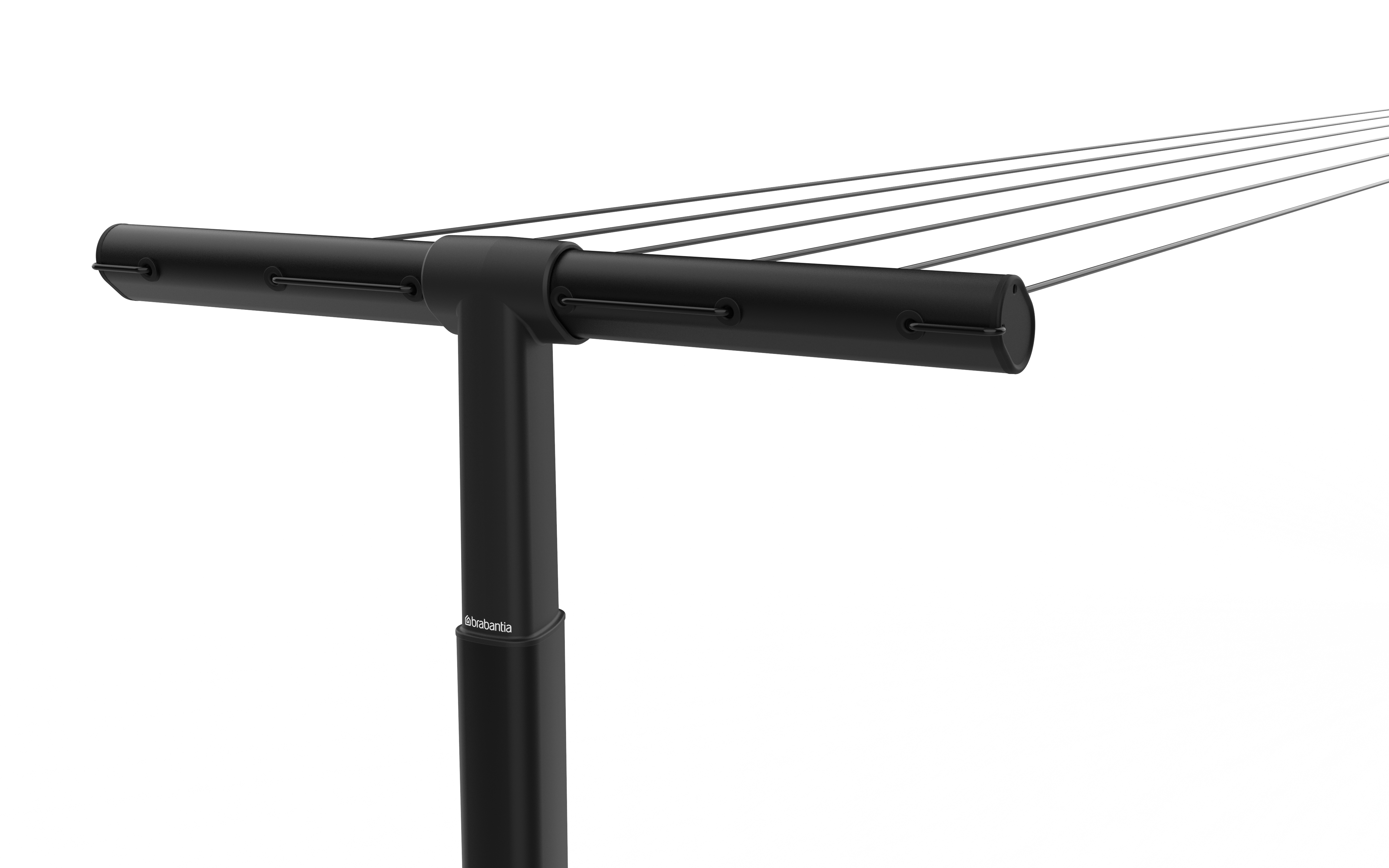 Poteau aluminium noir - 6