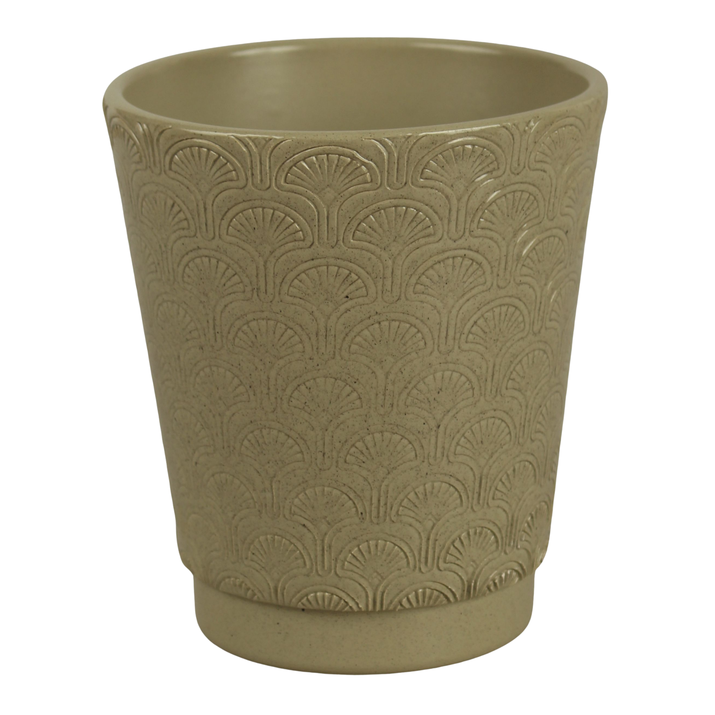 Osłonka ceramiczna do storczyka Peacock na doniczkę 13 cm zielony Cermax