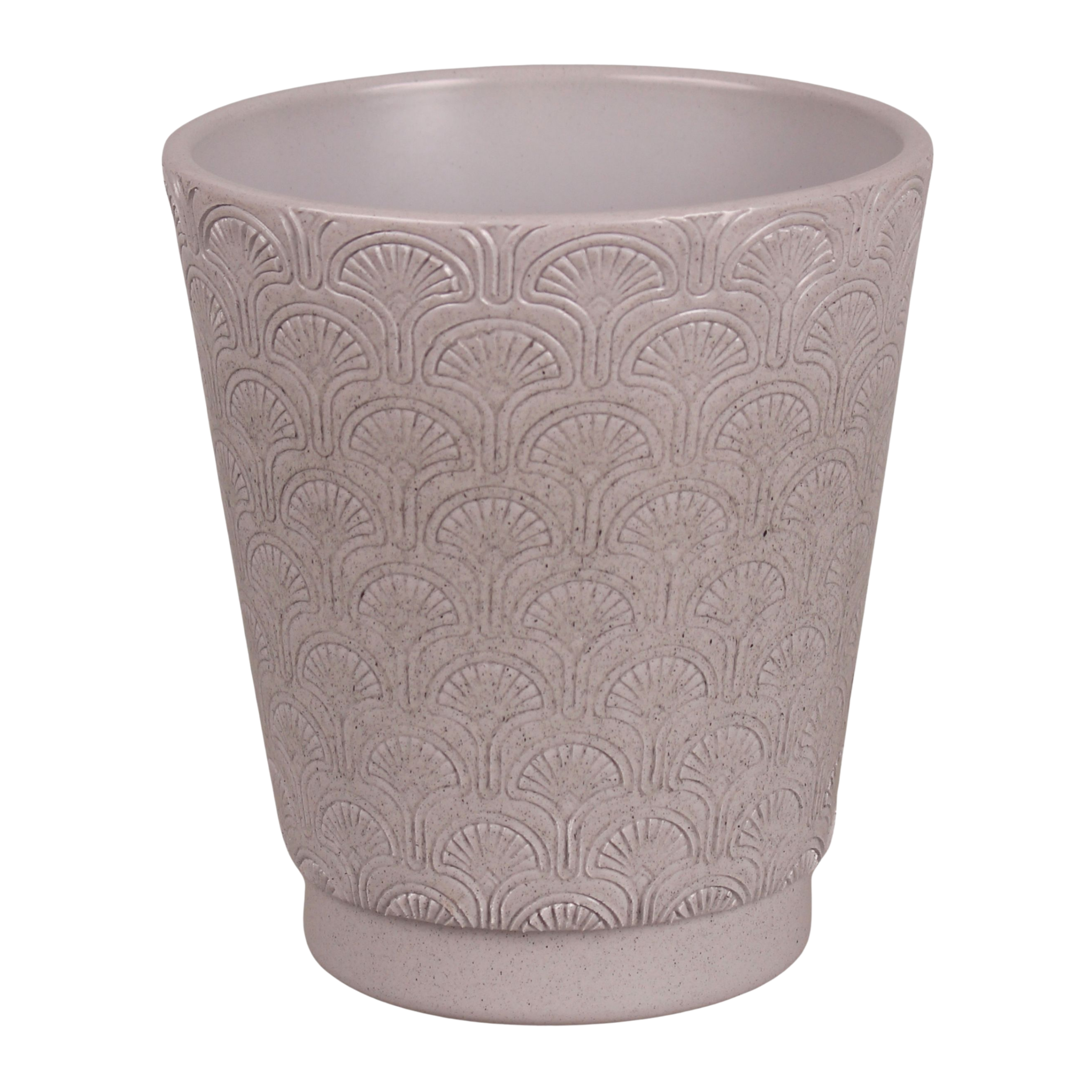 Osłonka ceramiczna do storczyka Peacock na doniczkę 13 cm szary Cermax