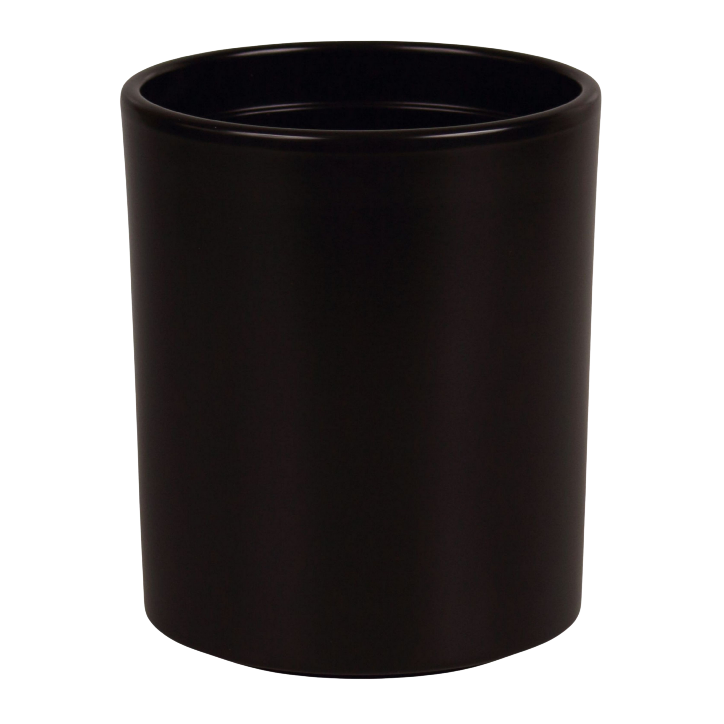 Osłonka ceramiczna na doniczkę storczyka Orchidea 13 cm czarna Cermax