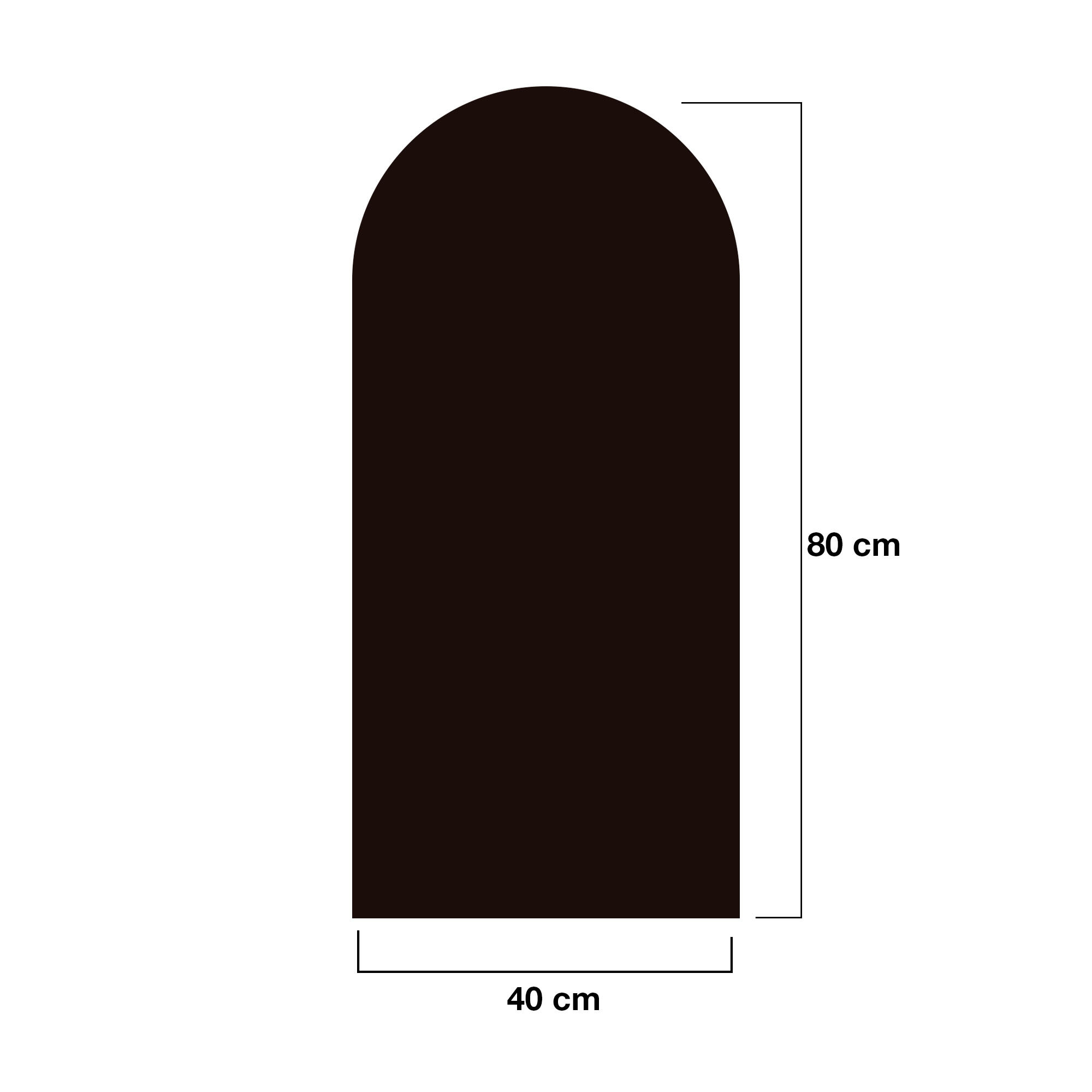 Espejo sin moldura para pared Rio 40x80 cm.  - 3