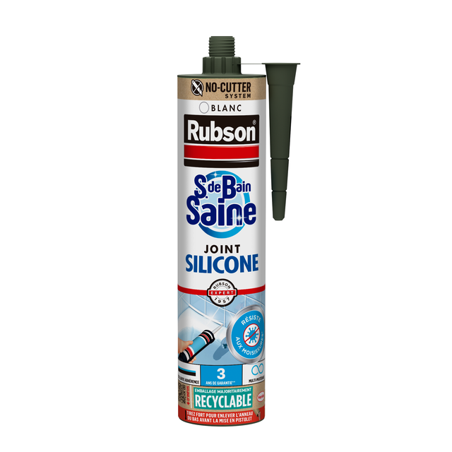 Mastic d'étanchéité Salle de bain saine RUBSON blanc 280ml