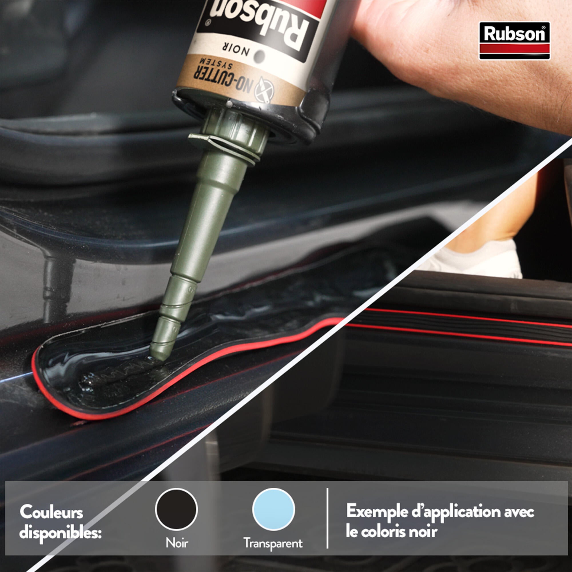 Silicone d'étanchéité Spécial auto et bateaux RUBSON transparent, 280 ml - 4