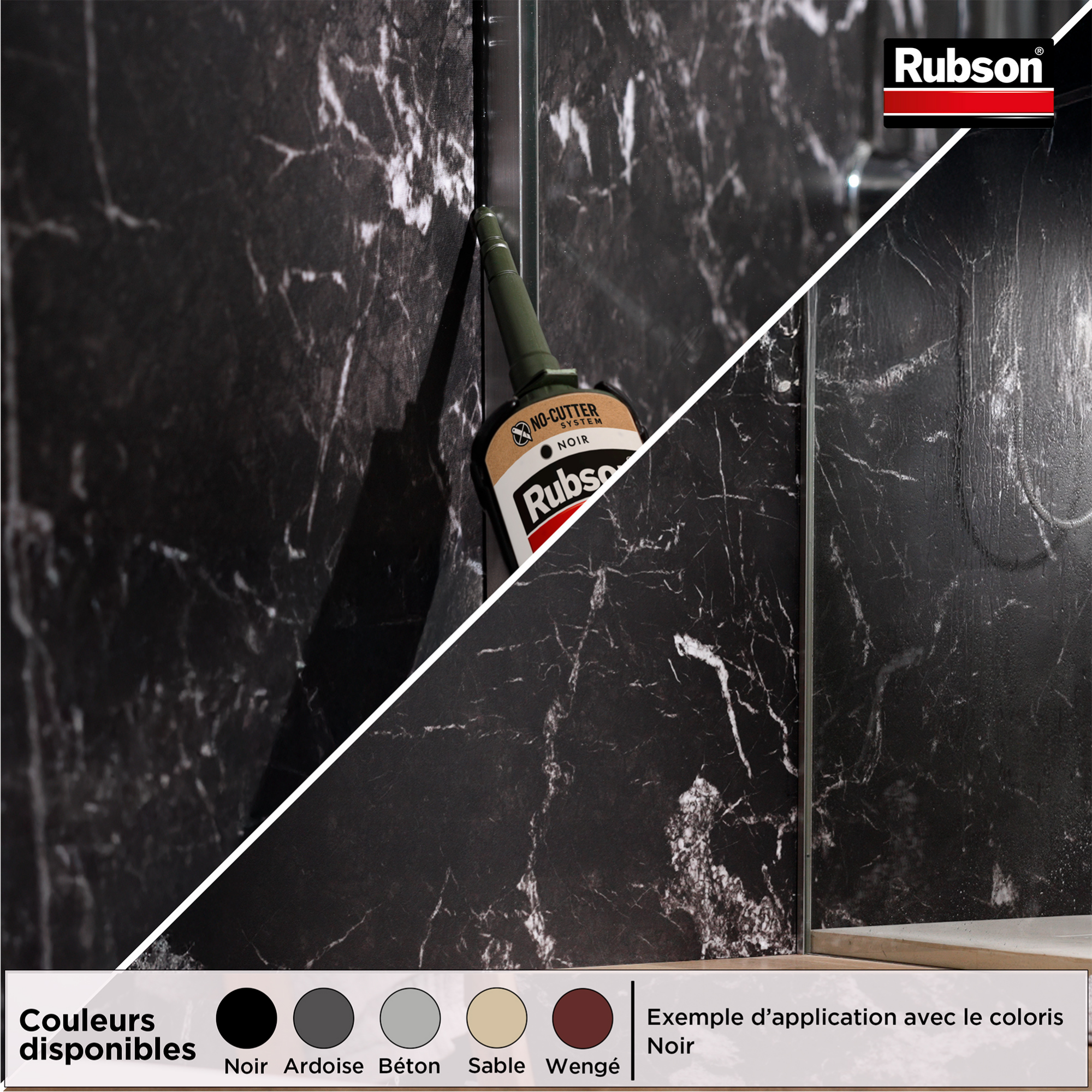 Silicone d'étanchéité Bain et cuisine RUBSON beige, 280 ml - 6