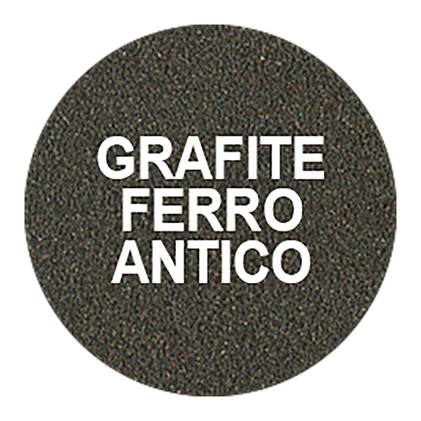 Vernice da esterno antiruggine per ferro SARATOGA Fernovus grigio grafite, metallizzato opaco, 0.75 l - 5