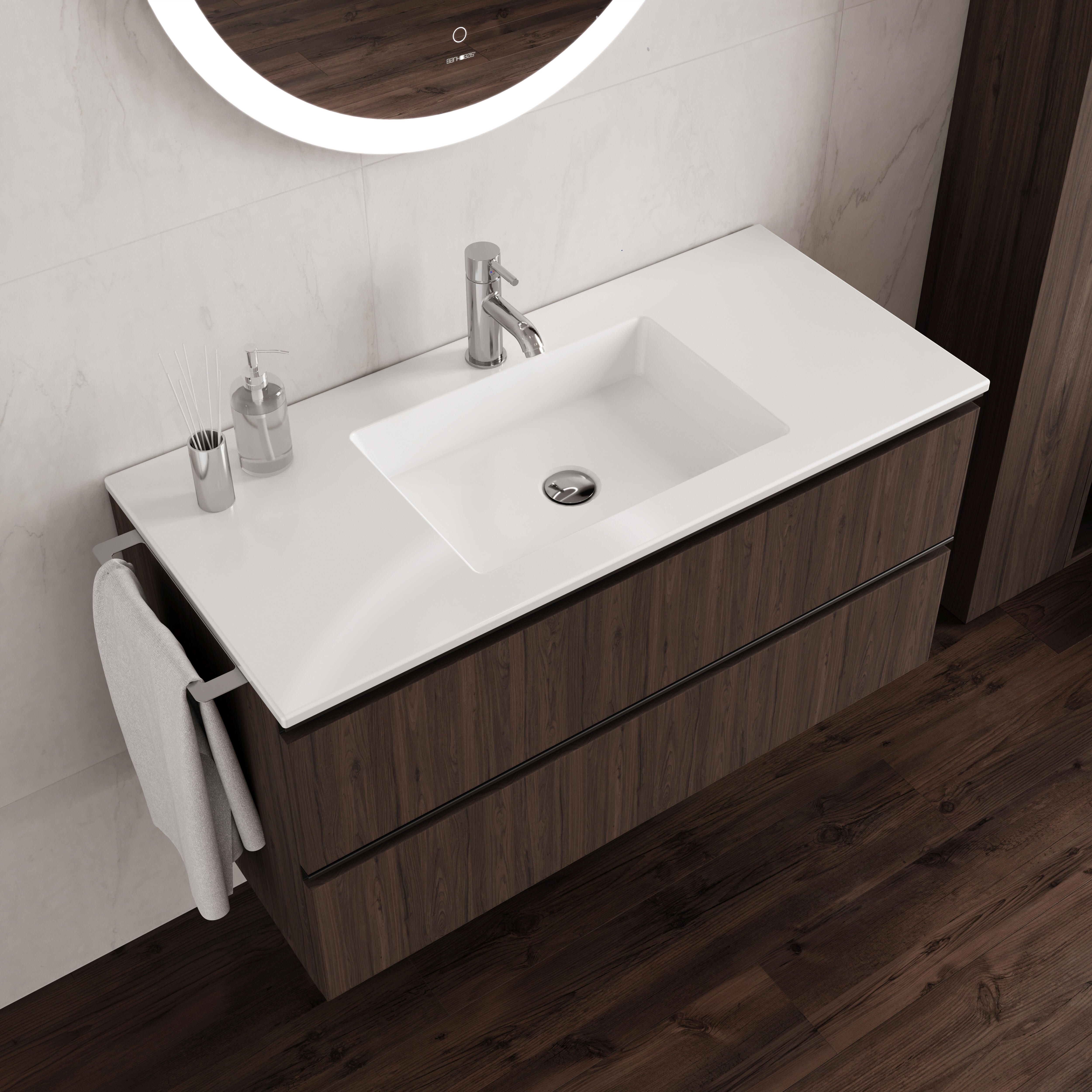 Lavatório LUPI 101x46CM BRANCO - 2