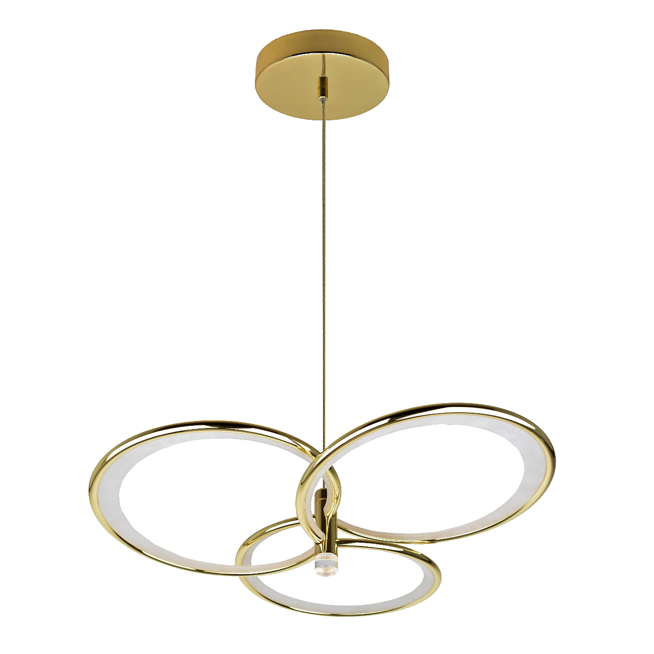 Lampa wisząca Azina 3000 lm złota LED Light Prestige