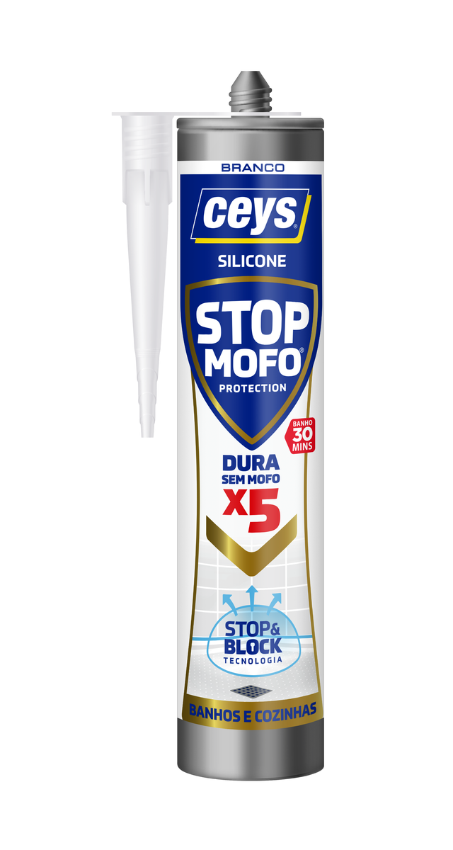 Silicone branco 280 ml Stop Mofo Express Ceys
