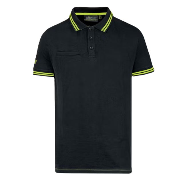 POLO MANGA CORTA NEGRO TALLA S UPOWER EY264BC