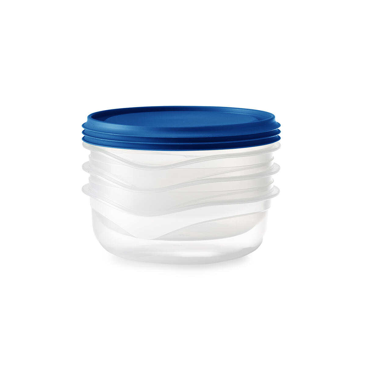 Contenitore per alimenti con coperchio 0.6 Lt Triplo PAVONI L 14 x H 10 cm, 3 pezzi, colore assortiti - 8
