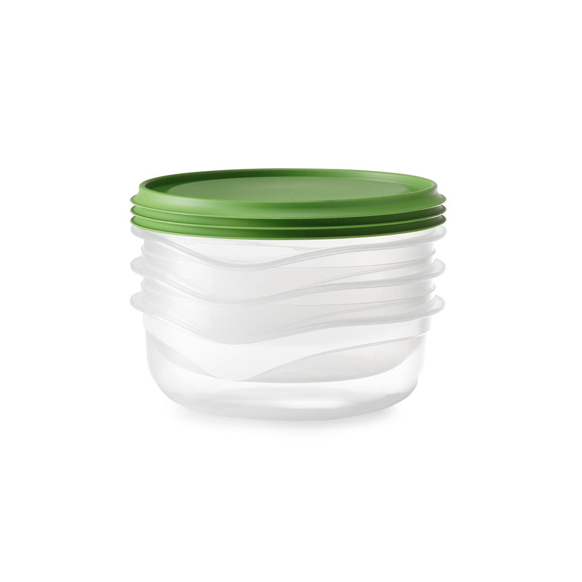 Contenitore per alimenti con coperchio 0.6 Lt Triplo PAVONI L 14 x H 10 cm, 3 pezzi, colore assortiti - 7