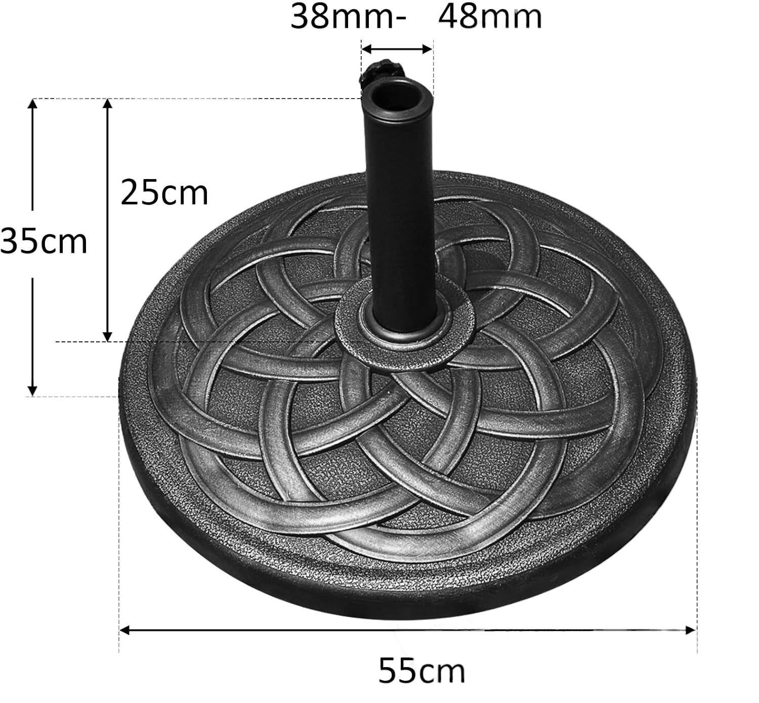 Base sombrilla de cemento 20kg - 2