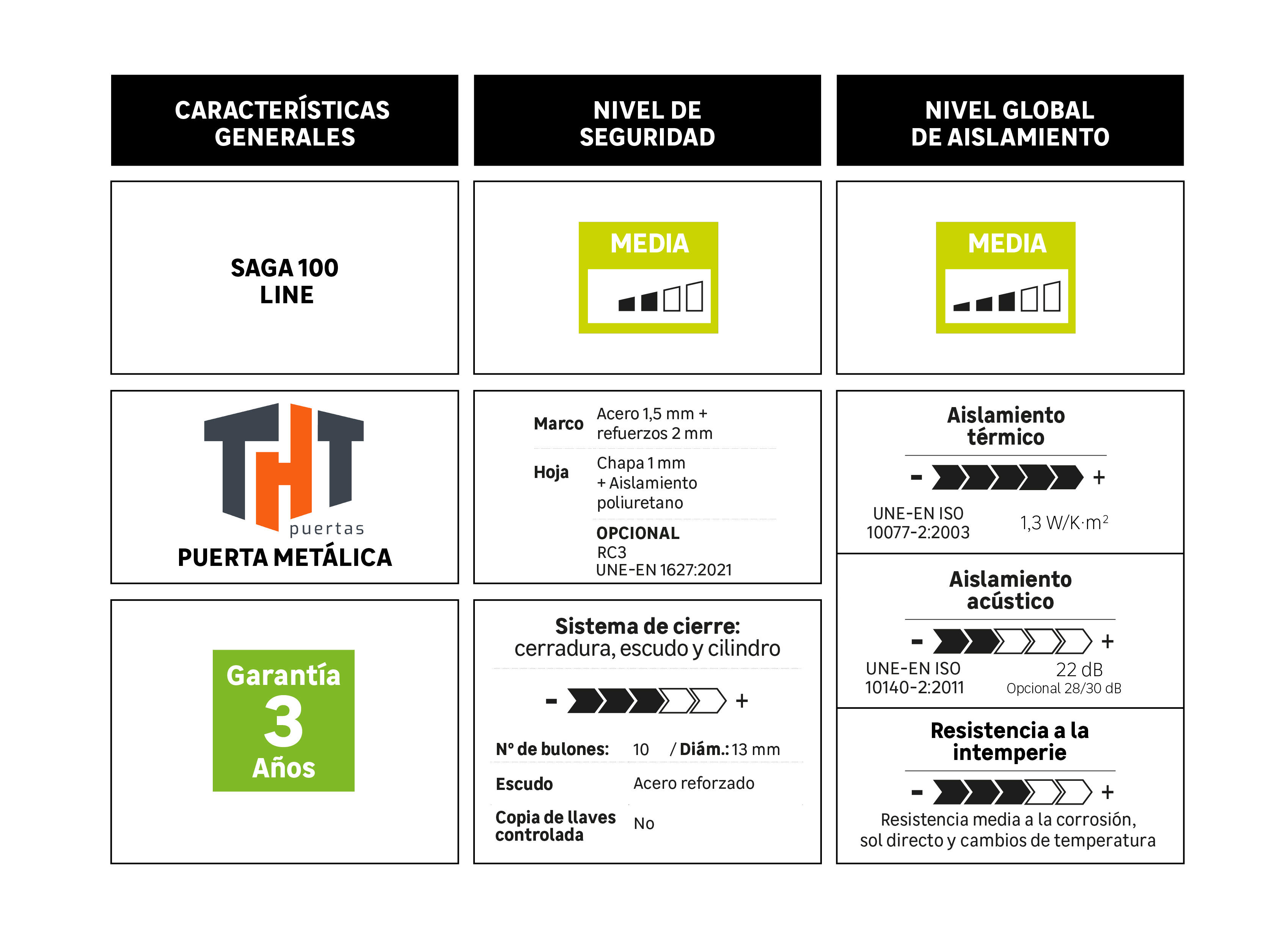 Puerta de entrada metálica serie Saga con cristal rústico roble viejo /interior liso roble viejo apertura derecha 210x90cm - 4