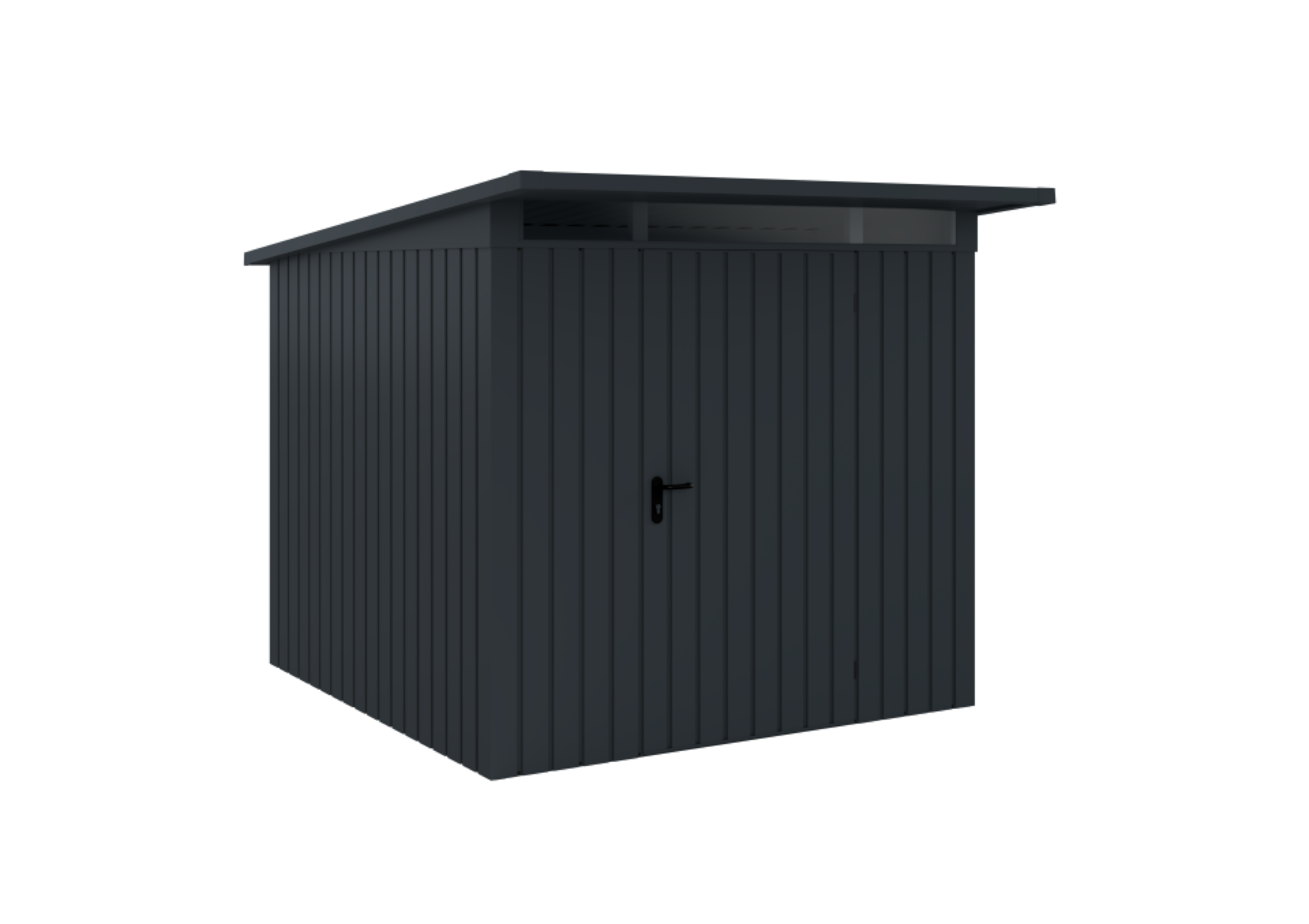 Domek ogrodowy narzędziowy EcoStar Euroline P-Line 5 4.2 m2 antracyt Hormann