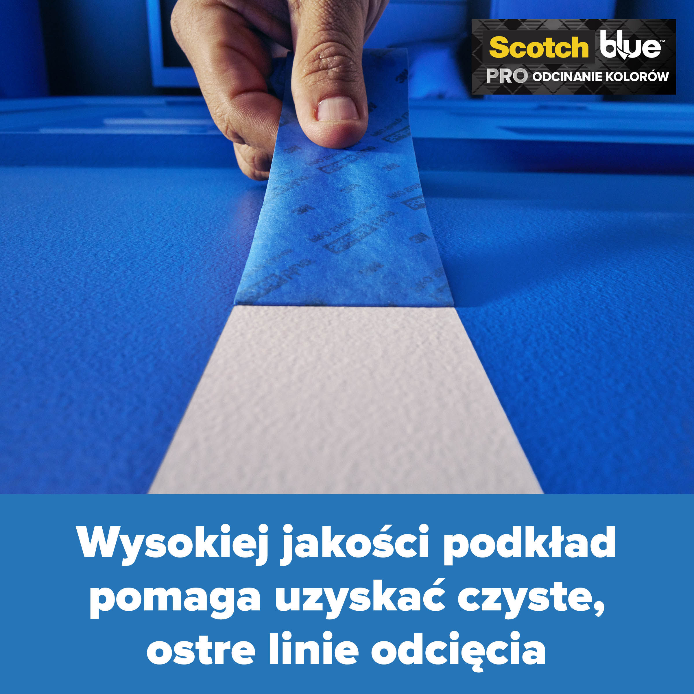 Taśma malarska do odcinania kolorów 36 mm x 41 m ScotchBlue - 5