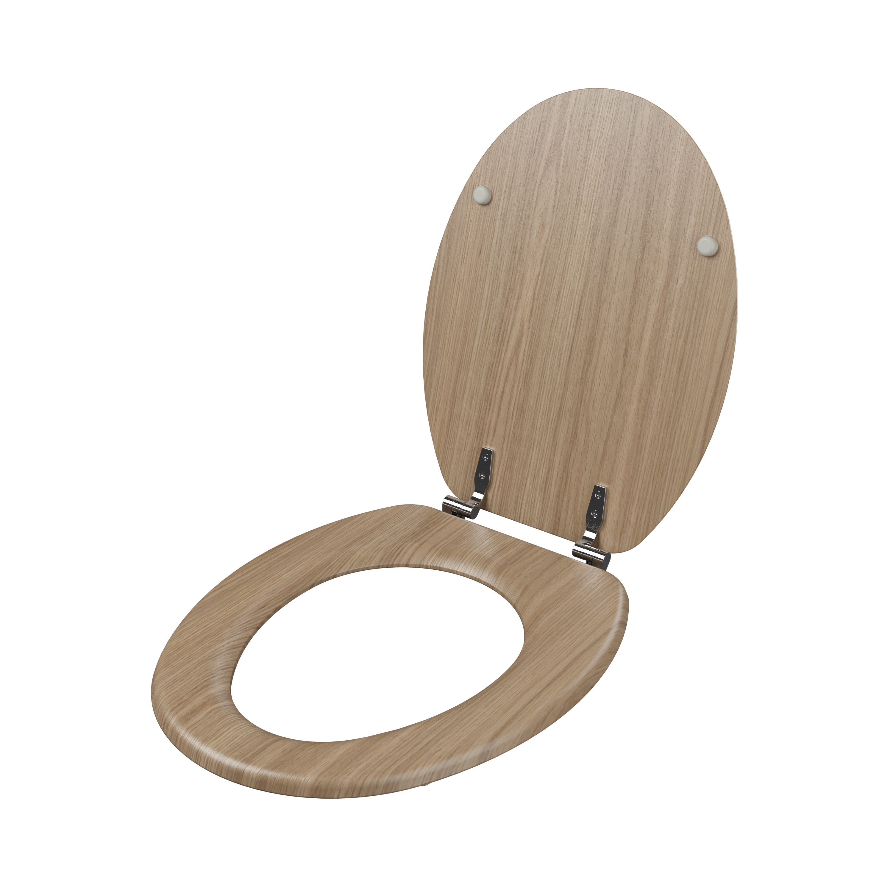 Abattant WC en bois chêne naturel Pop SENSEA - 2