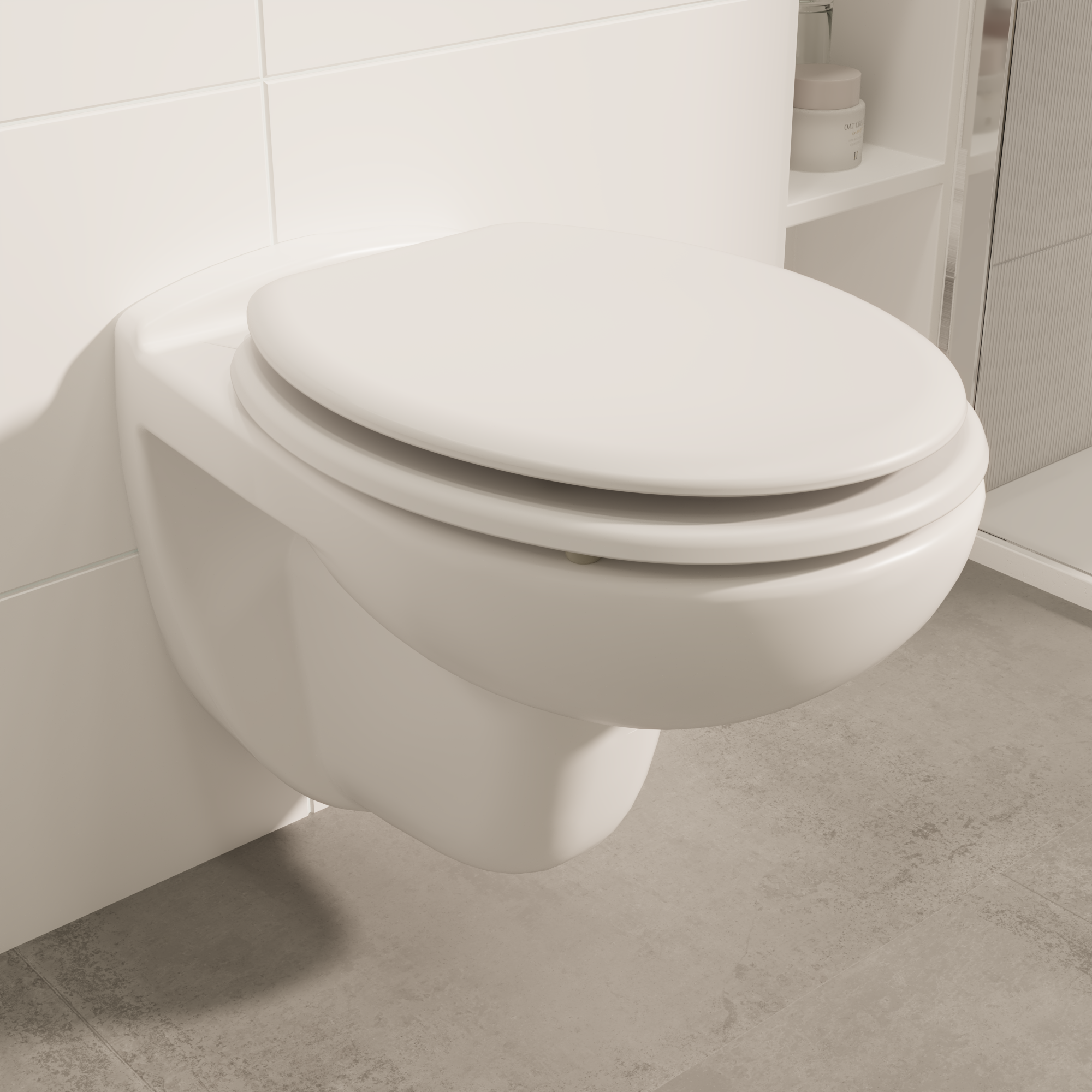 Deska sedesowa POP Biała Mat Oval Sensea - 2