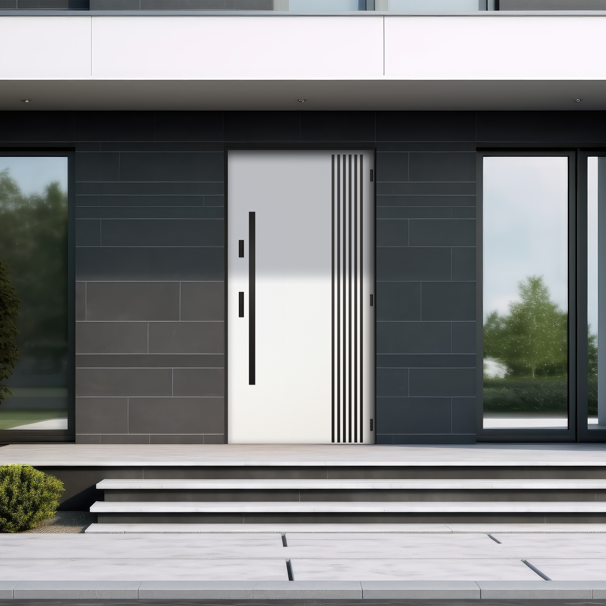 Drzwi zewnętrzne wejściowe 90 prawe Triton Modern White WIŚNIOWSKI - 2