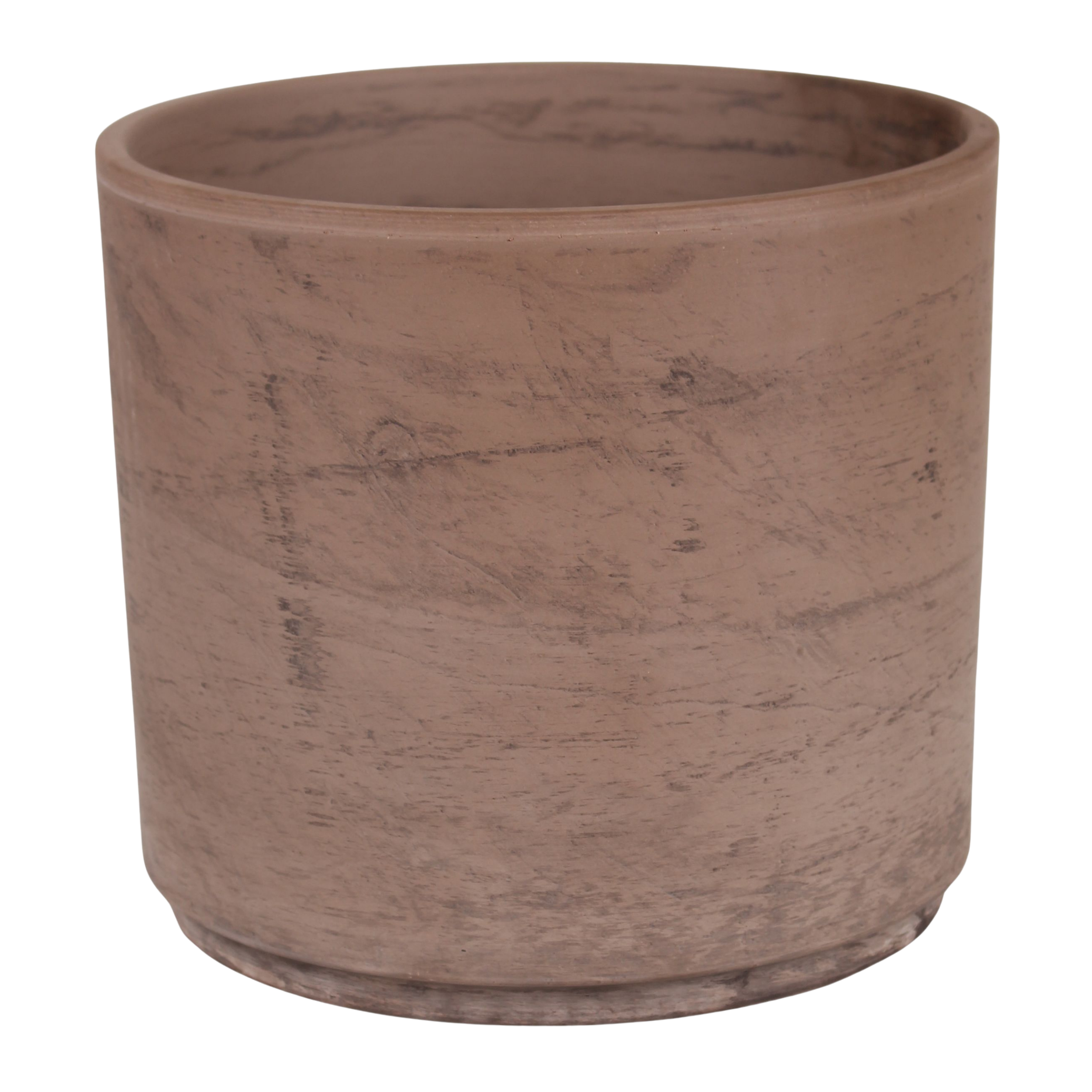 Doniczka terakotowa Pillar 31 cm basalt Cermax