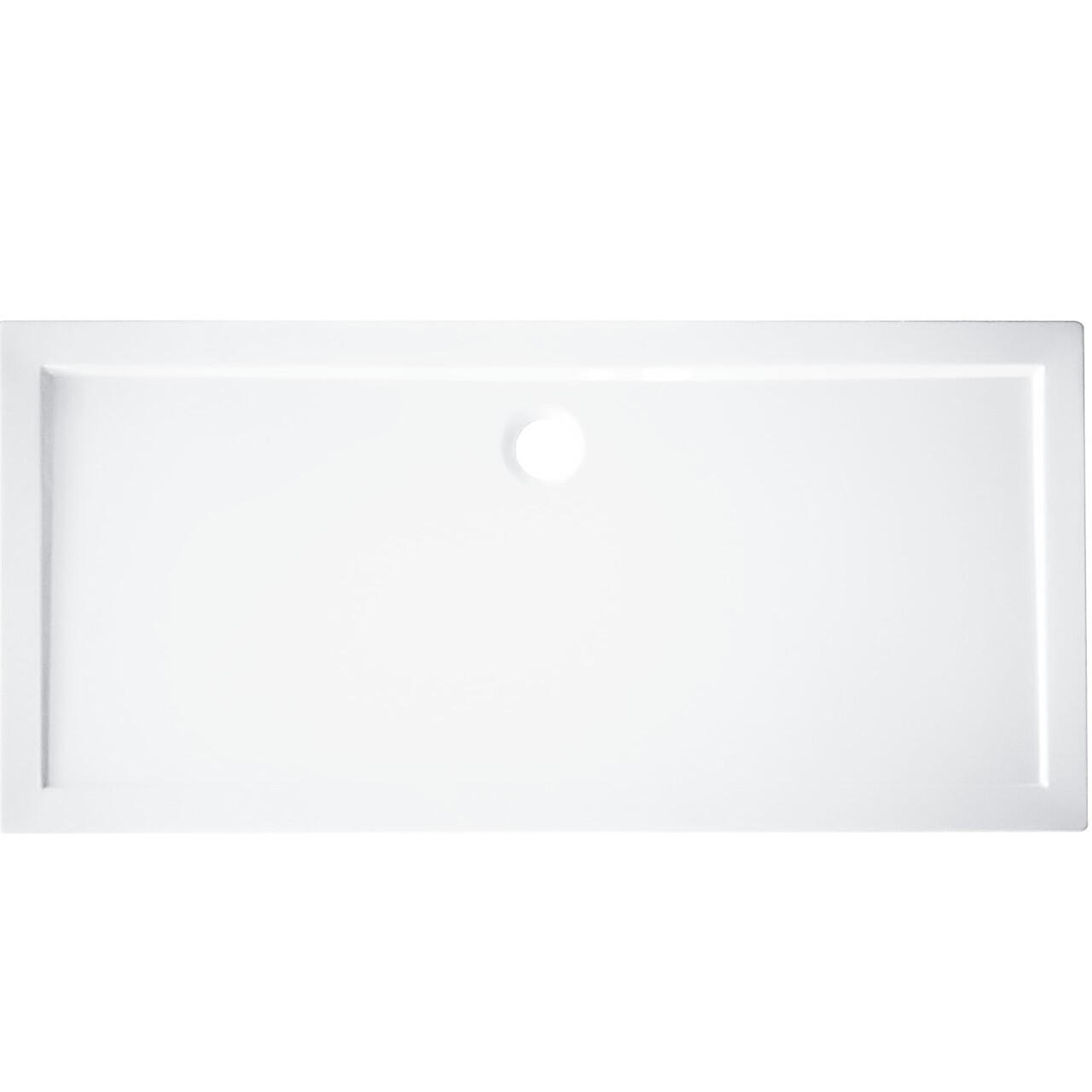 Piatto doccia SENSEA in pmma Essential bianco L 80 x L 140 x H 5 cm lucido - 6