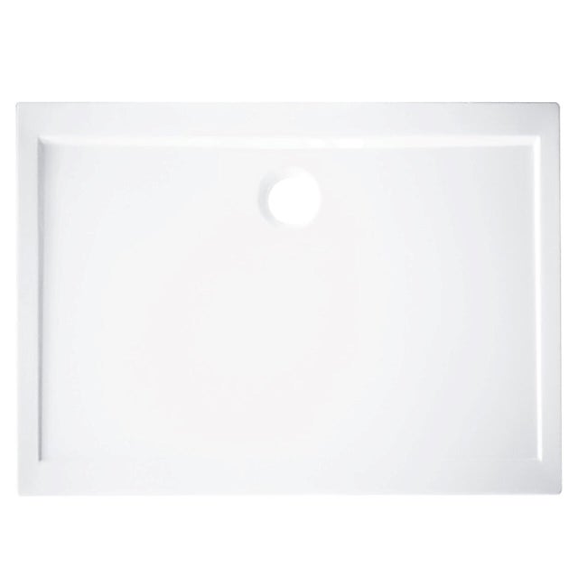 Piatto doccia SENSEA in pmma Essential bianco L 80 x L 100 x H 5 cm lucido