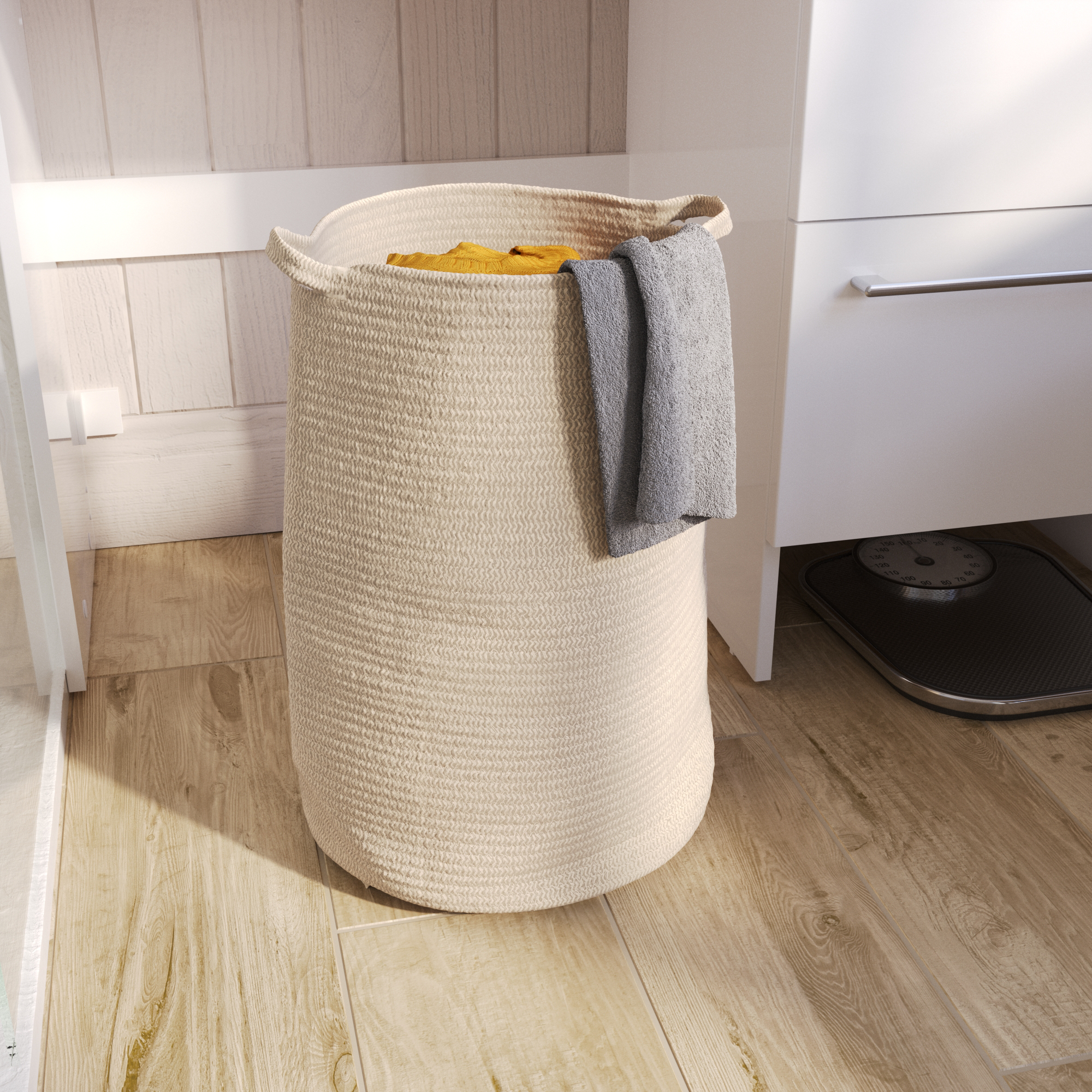 Sac à linge l.38 x H.55 x P.38 cm SENSEA - 2