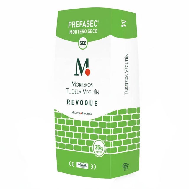 MORTERO TUDELA VEGUIN REVOQUE HIDROFUGO BLANCO 25 KG