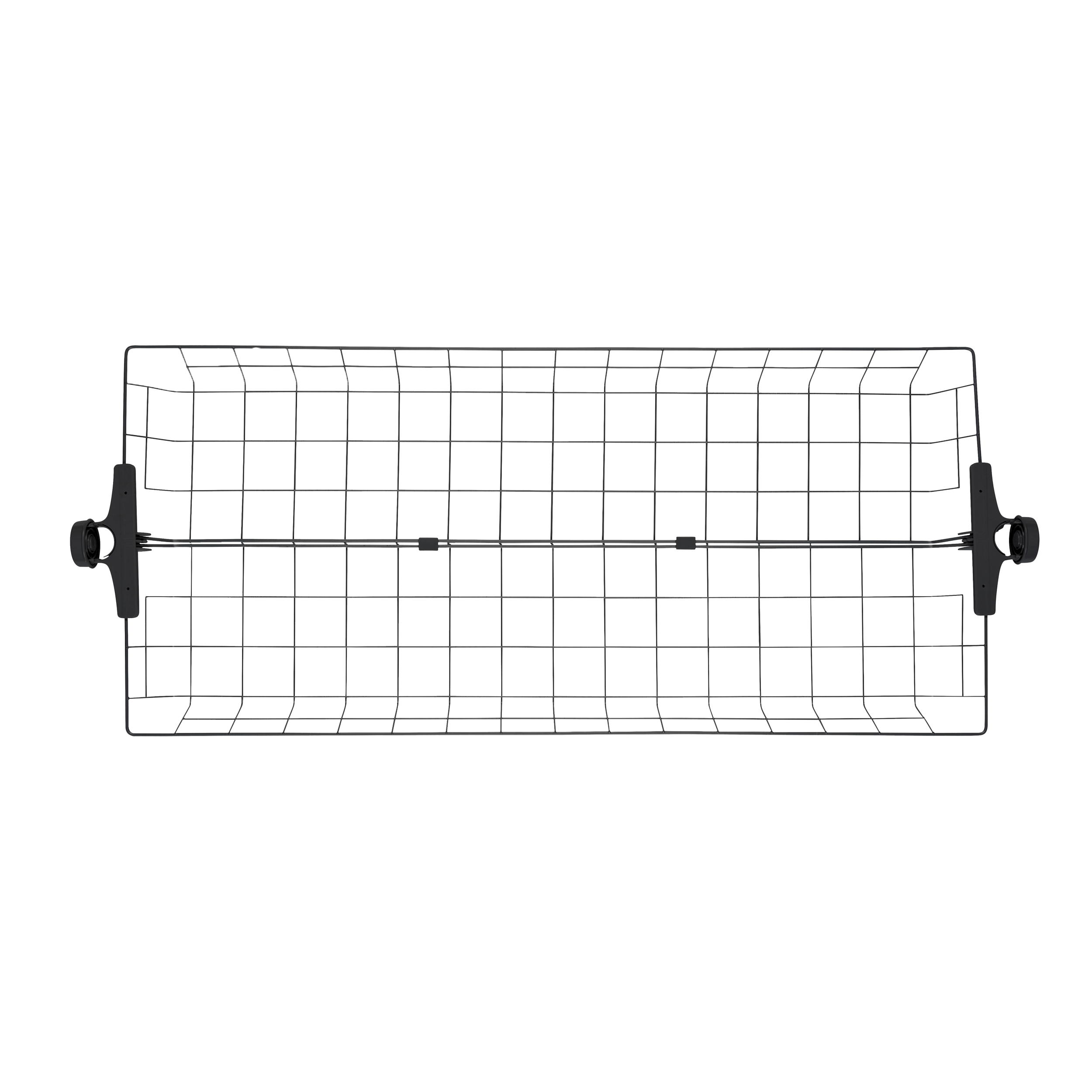 Kosz druciany Herkules czarny 83 x 38 x 8 cm 2 szt.