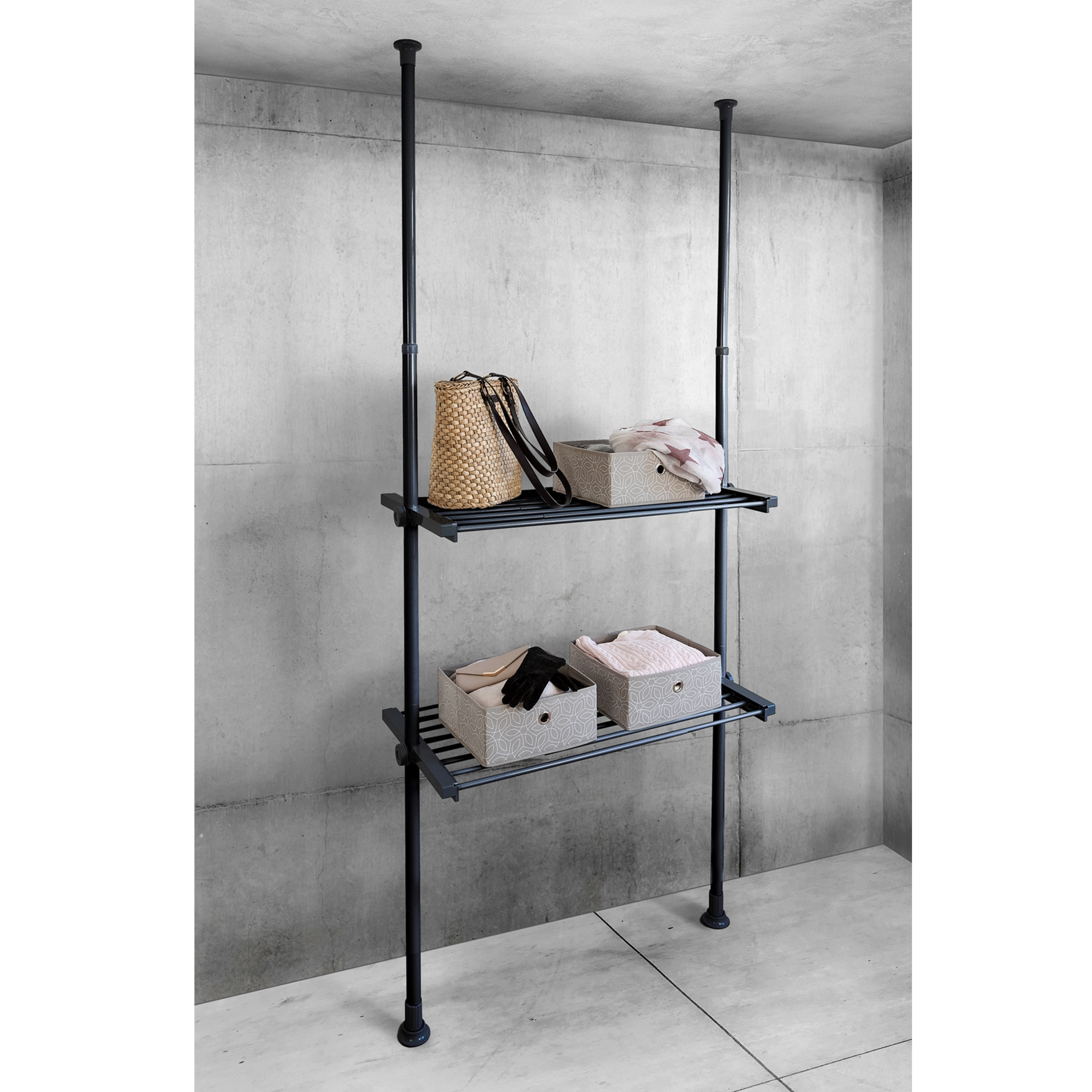 Półka teleskopowa Herkules 42x120 cm czarna Wenko - 2