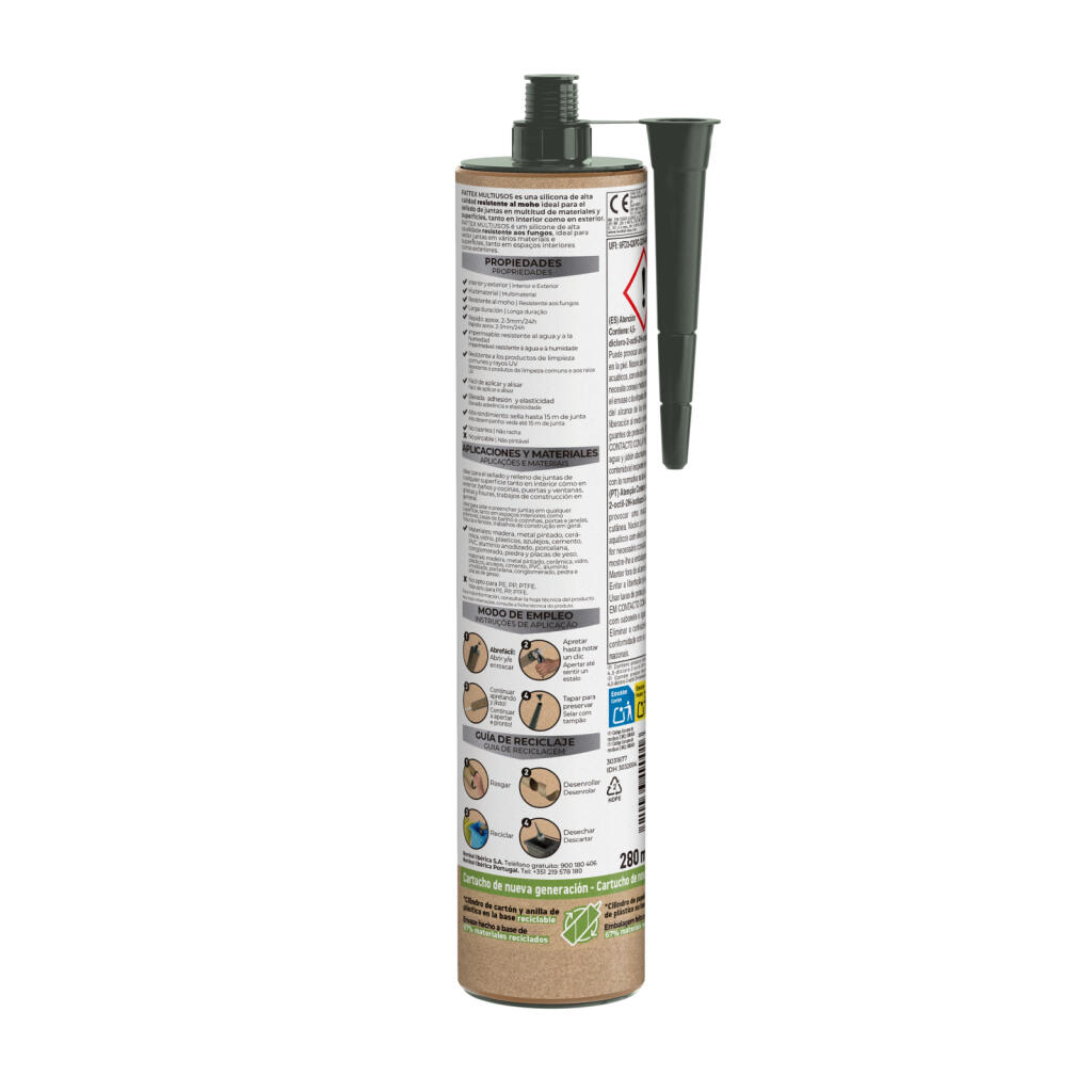 Silicone multiusos branco 280ml Pattex - 2