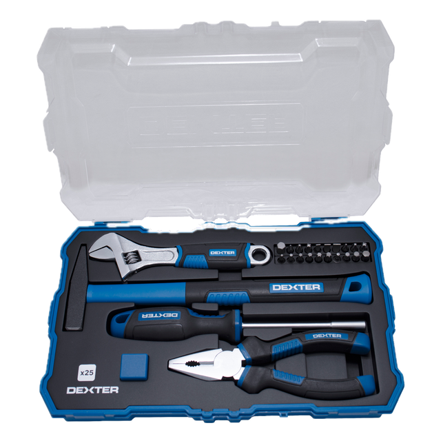 Assortiments kit d'outils 25 pièces DEXTER