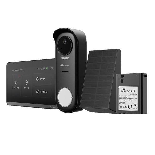 KIT VIDEOPORTERO WIFI INALÁMBRICO SOLAR  7