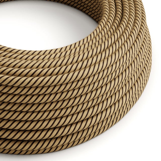 Câble coton et jute, 25m, 3x0.75mm², CREATIVE CABLES