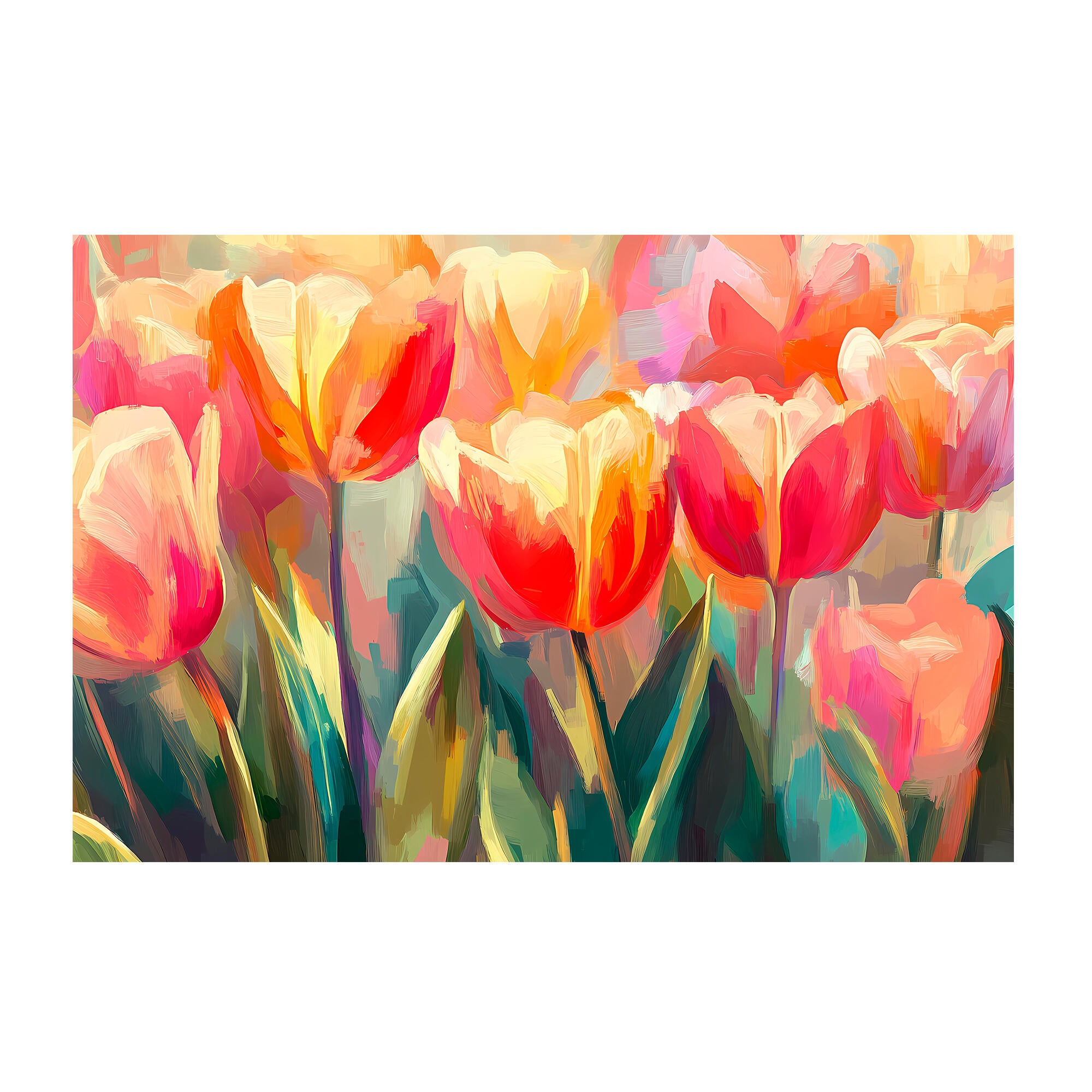 Canva decorativa Flores Tulipán 1767 80x120 cm 
 - 3