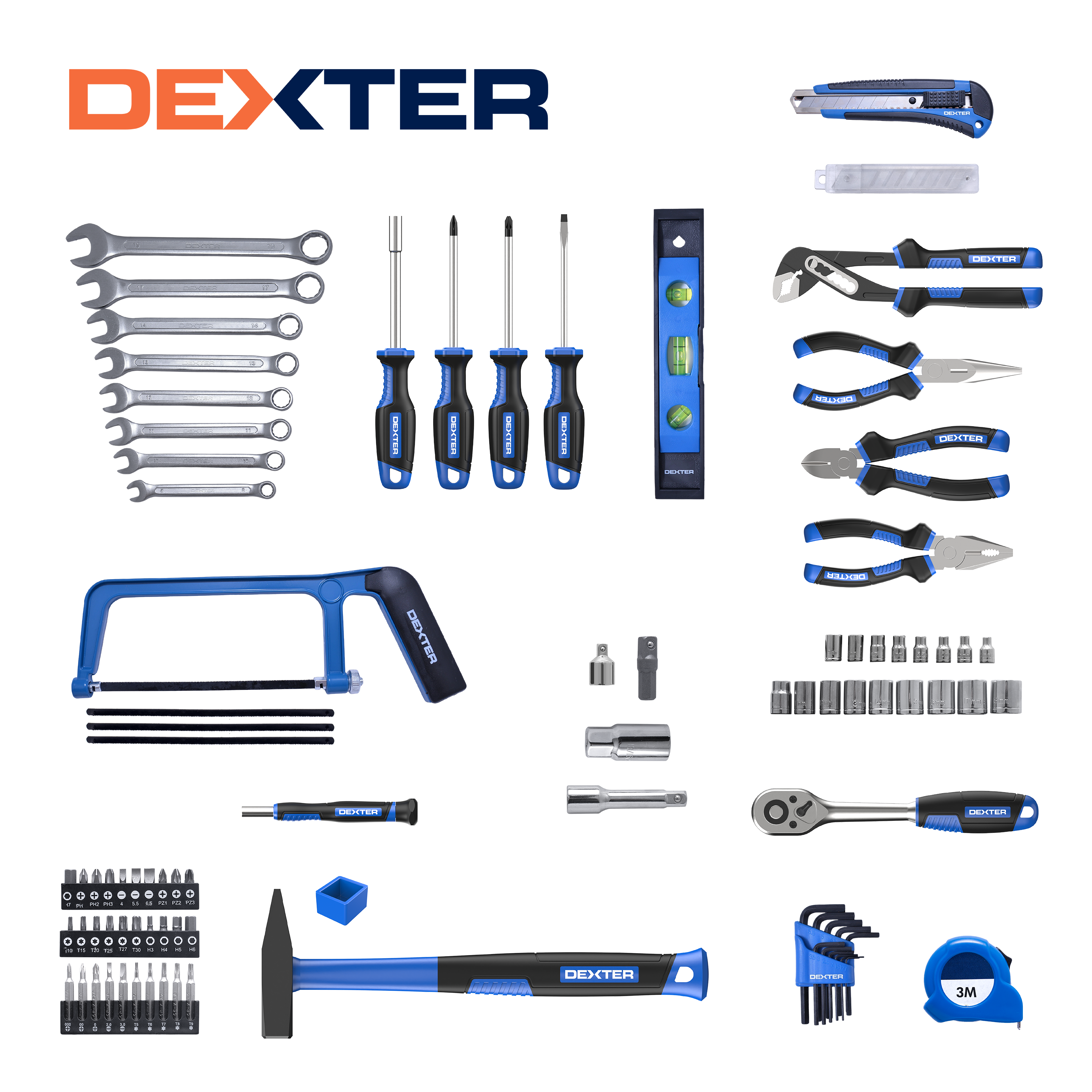 Assortiments kit d'outils 94 pièces DEXTER - 2