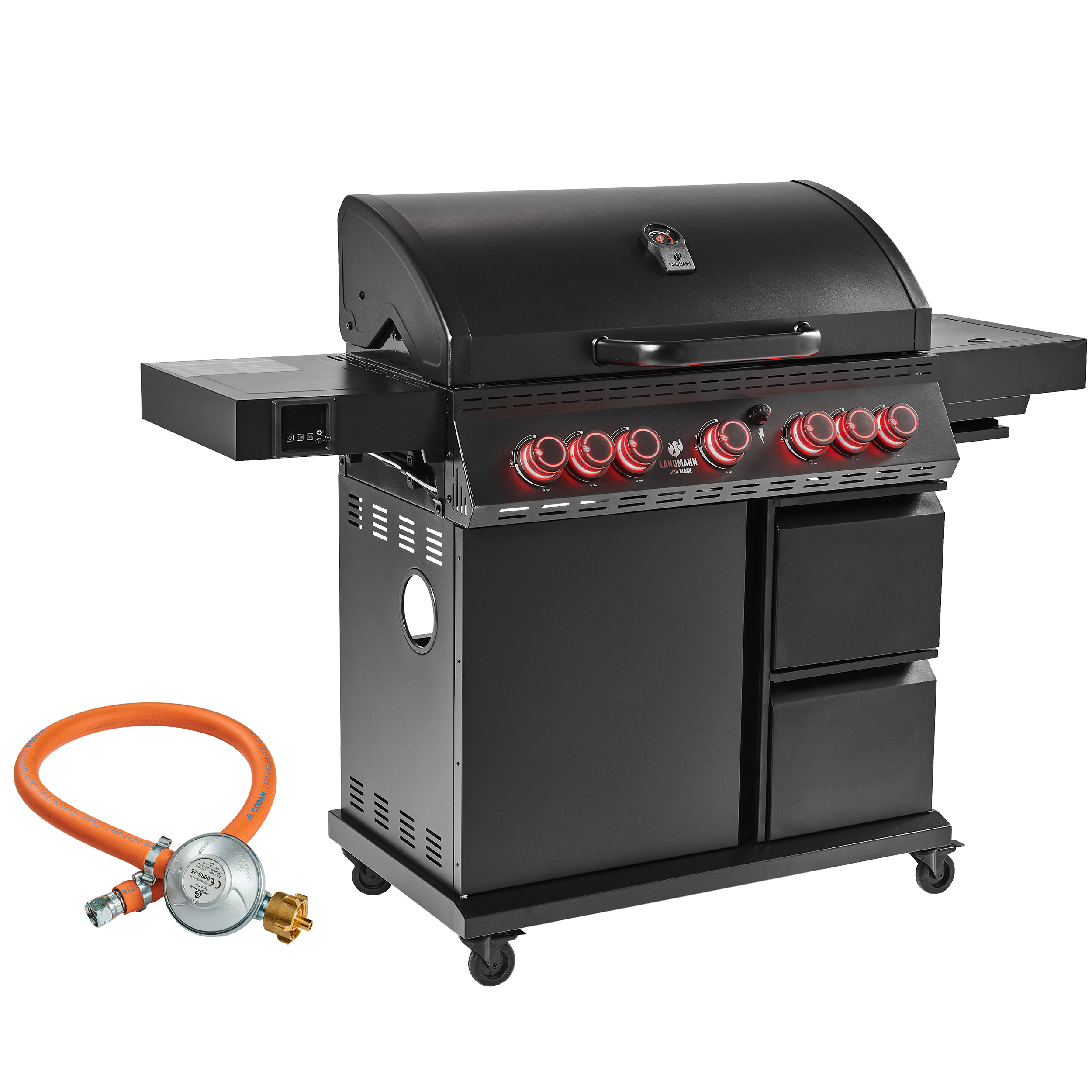 Grill gazowy 22,5 kW COOL BLACK MAXX 5.2 LANDMANN