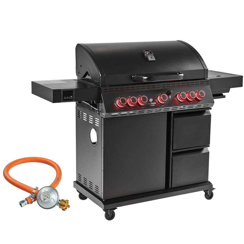 Grill gazowy 22,5 kW COOL BLACK MAXX 5.2 LANDMANN