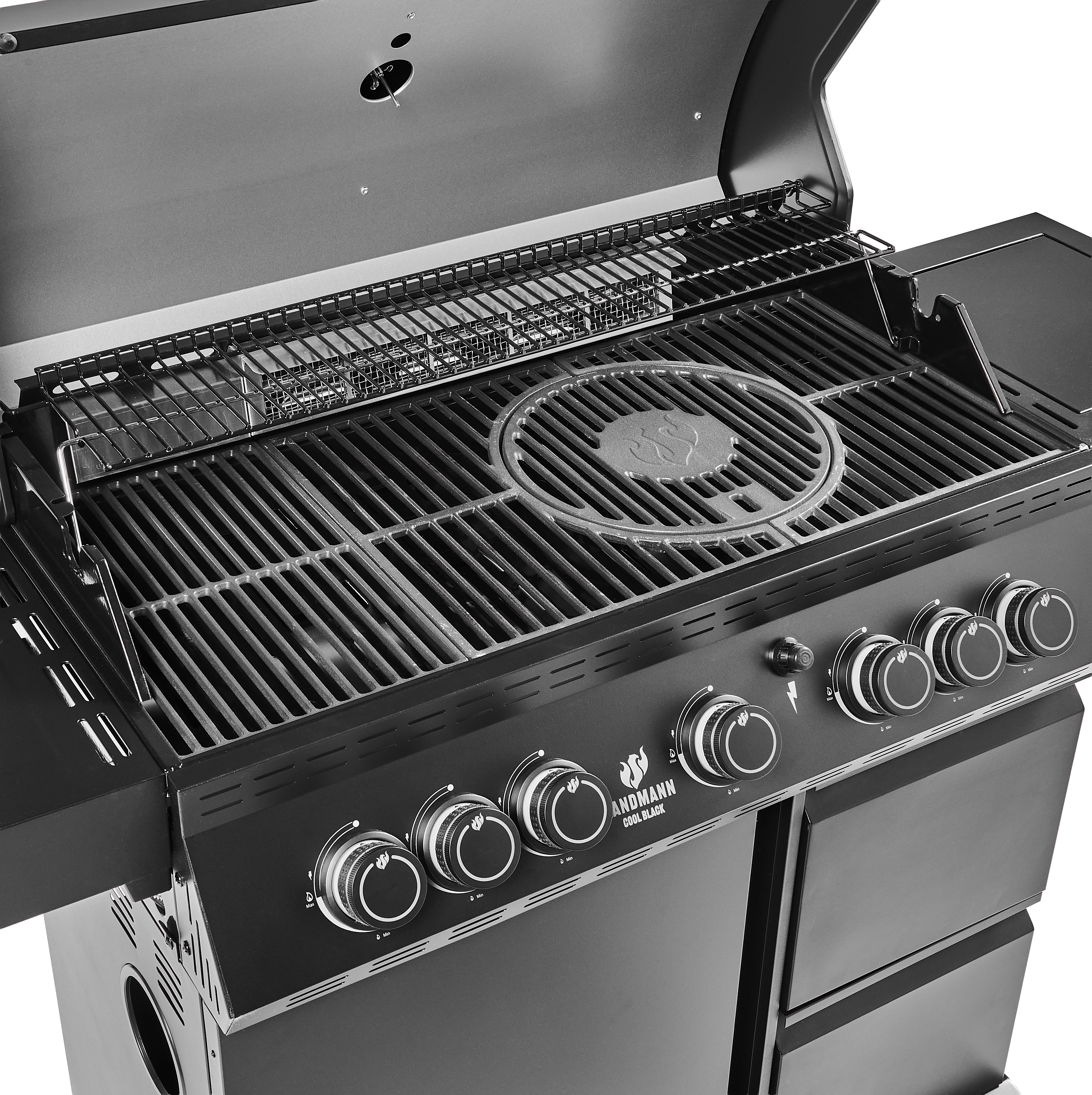 Grill gazowy 22,5kW COOL BLACK MAXX 5+2 palniki Landmann - 9