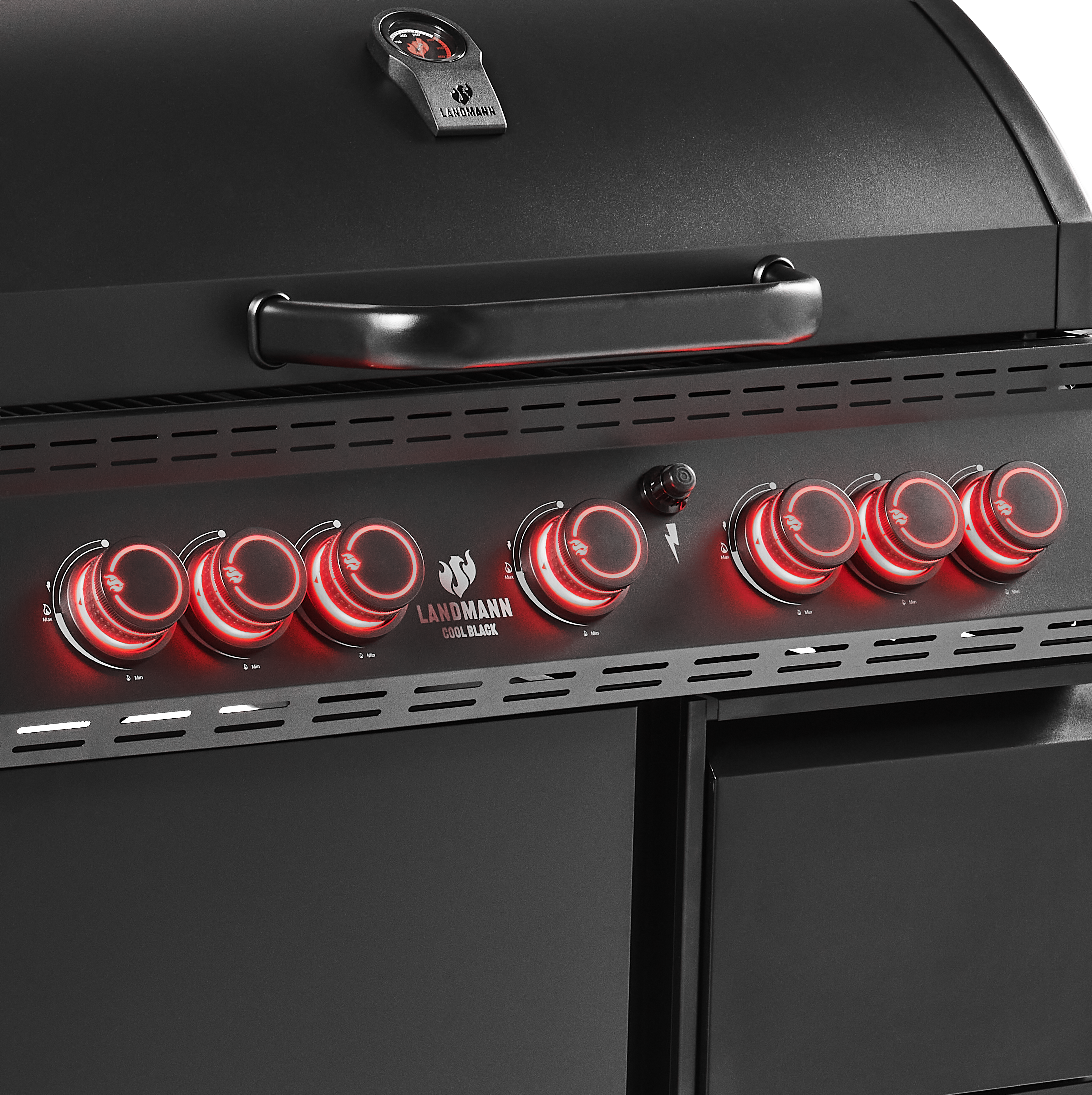 Grill gazowy 22,5kW COOL BLACK MAXX 5+2 palniki Landmann - 8