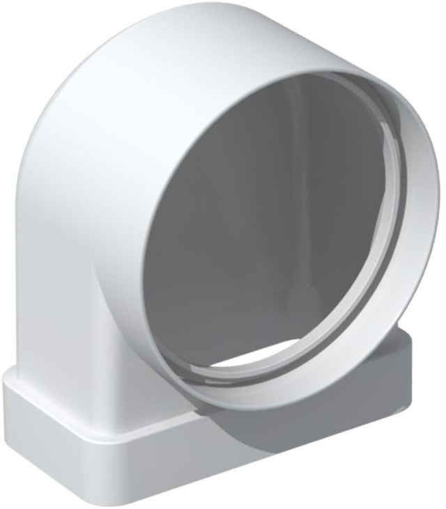 Coude 90° mixte 55 x 110 mm Diam.100 mm - S&P