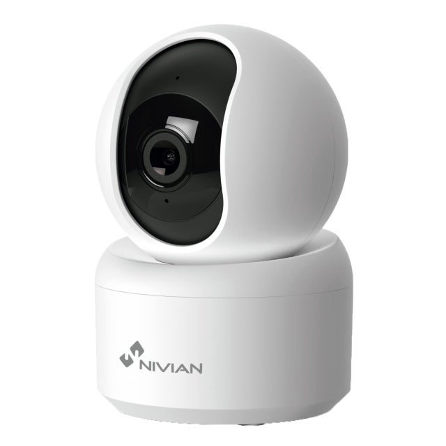 Cámara de vigilancia NIVIAN interior rotativa 2K Wi-Fi + Bluetooth