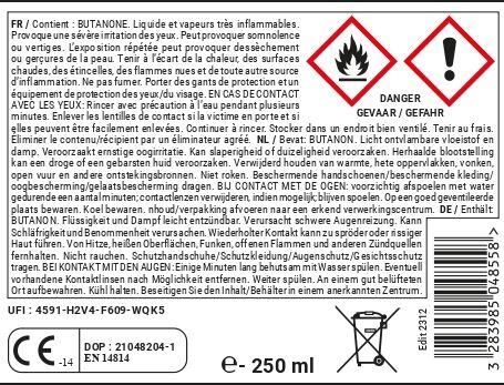 Colle PVC 250 ml Gebsoplast HT Plus - GEB - 3