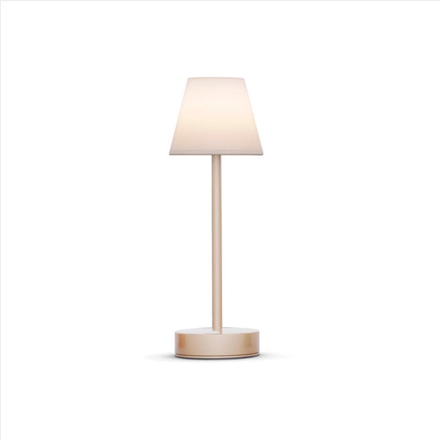 Candeeiro de mesa exterior LED LOLA SLIM 2W 4000K DOURADO