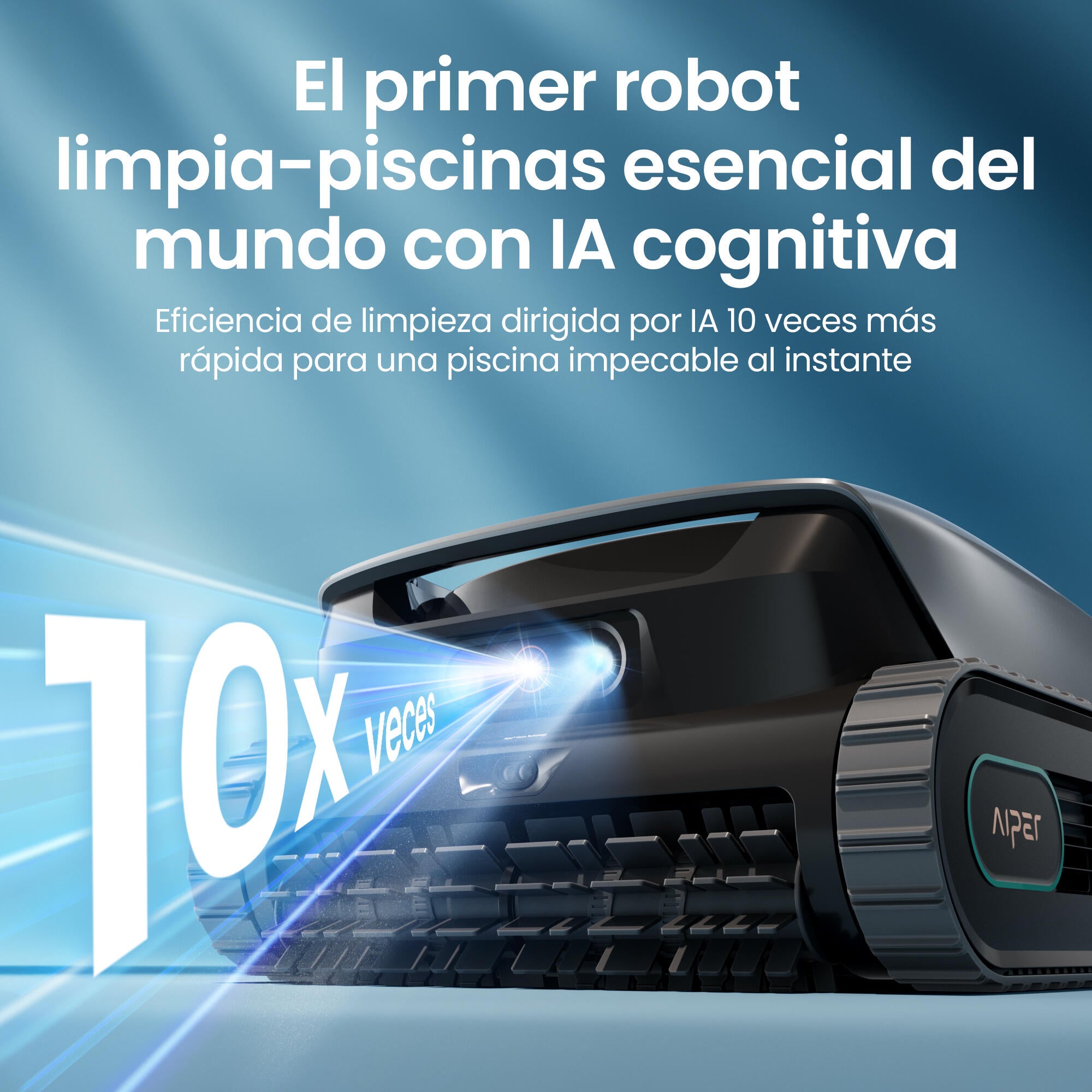 Limpiafondos a batería AIPER Scuba V3 para fondo, línea de flotación, escalera y pared con autonomía de 180 min - 13