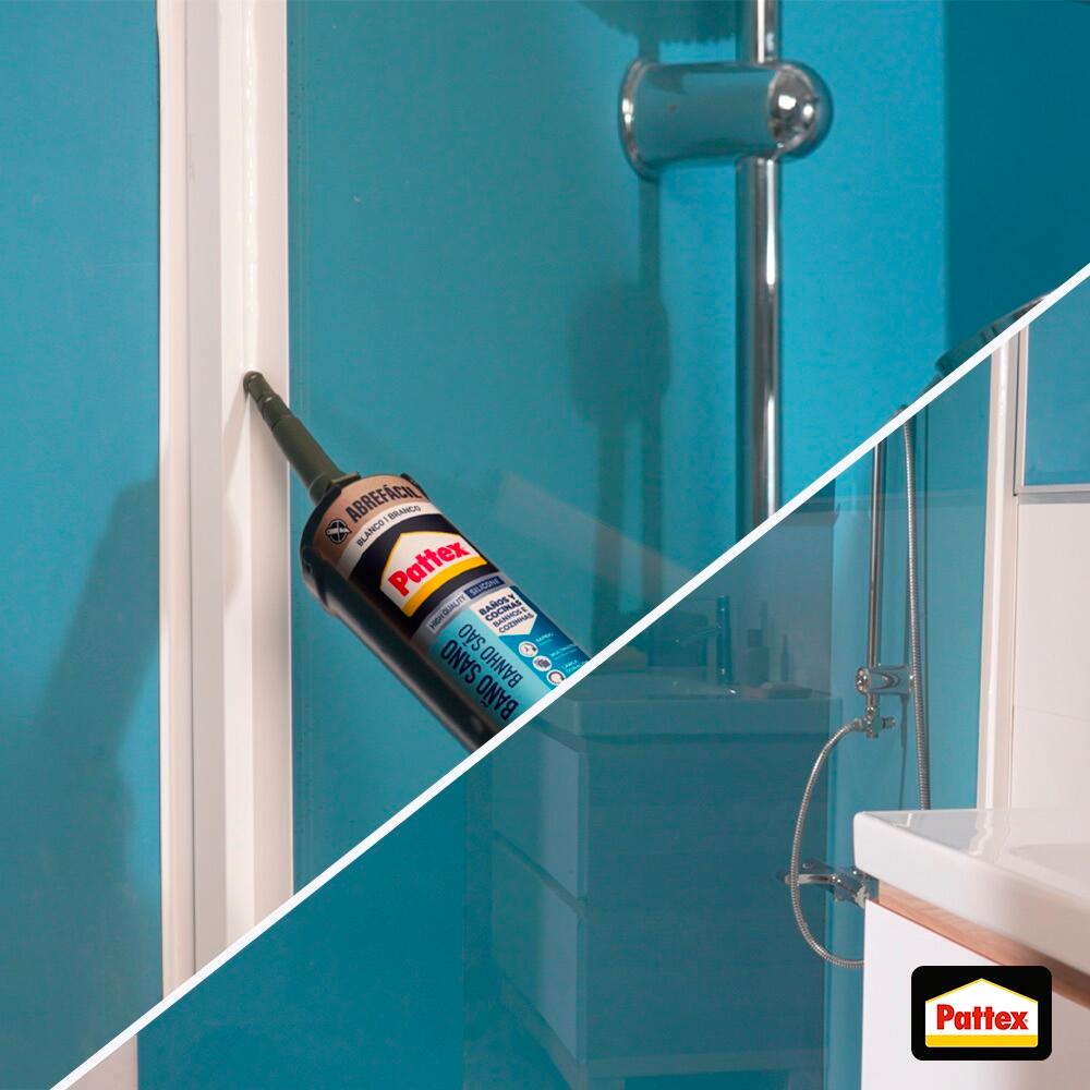 Silicona antimoho Baños y Cocinas Pattex 280 ml transparente - 3