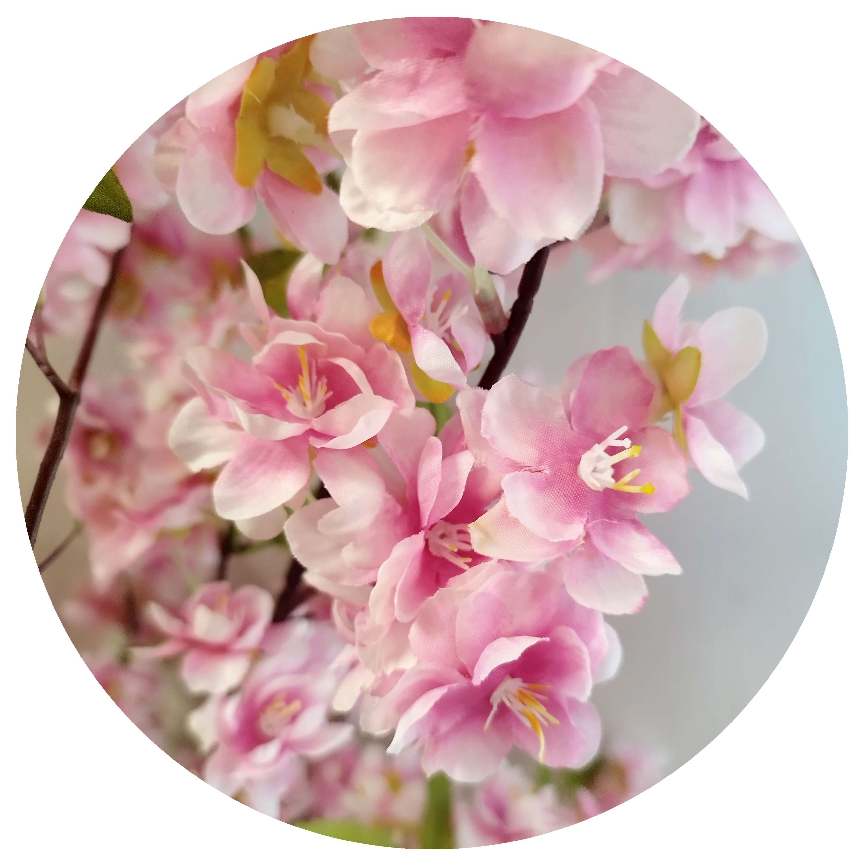 Árvore artificial Amendoeira Flor Rosa 180 cm Sinder - 5