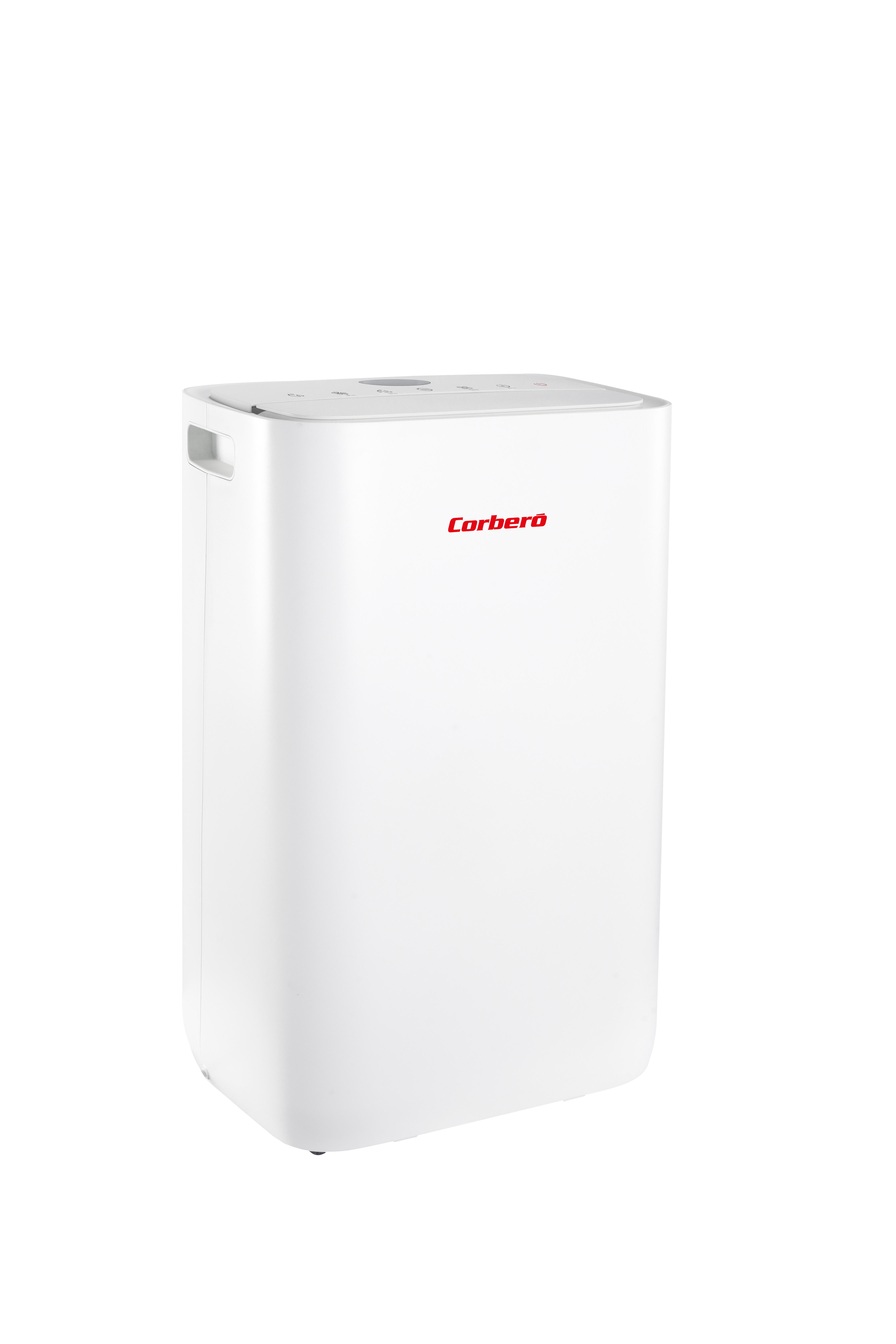 Deshumidificador de aire corbero 20l wifi para una superficie de 40 m²