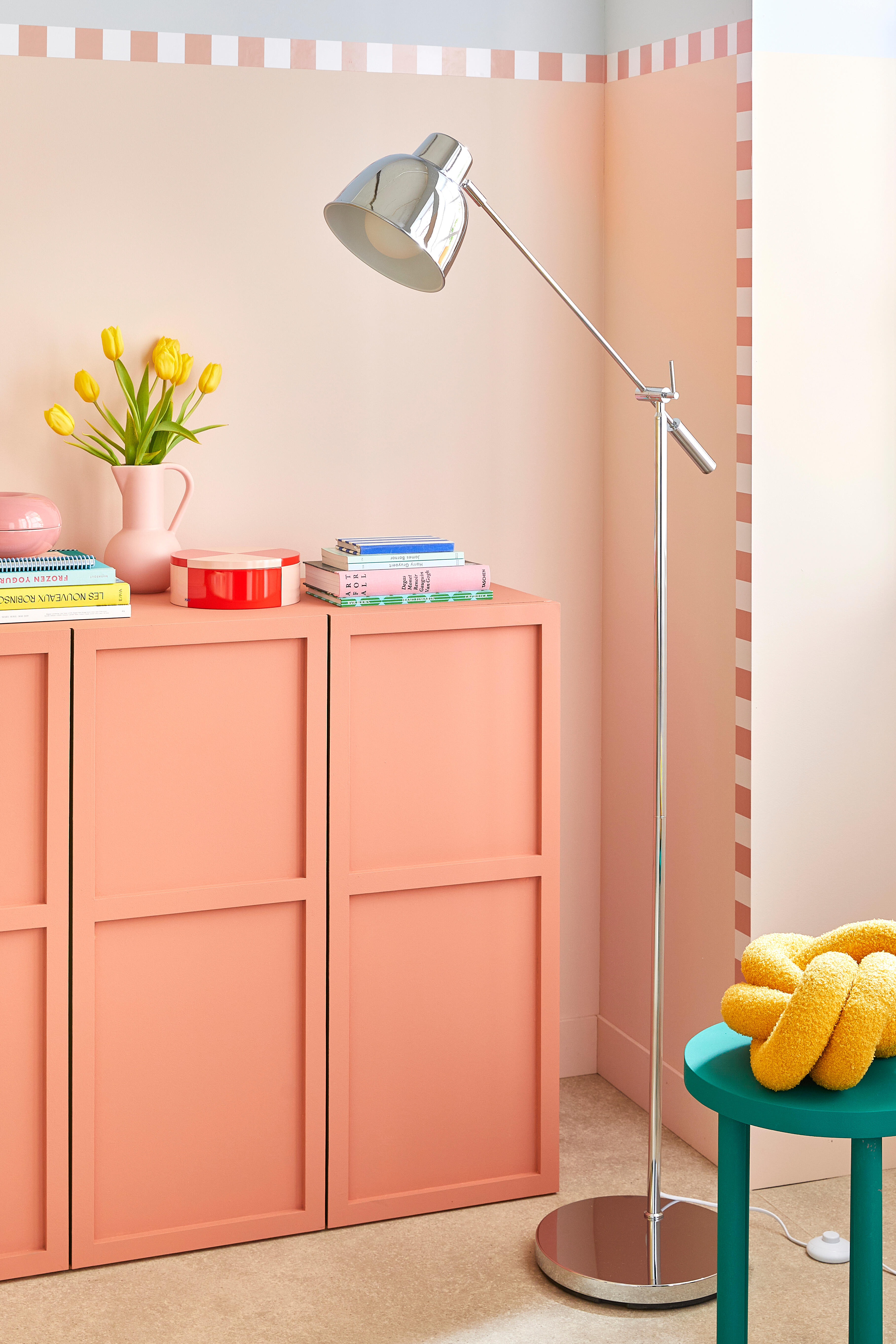 Frise adhésive rayure rose 5 x 300 cm - 2