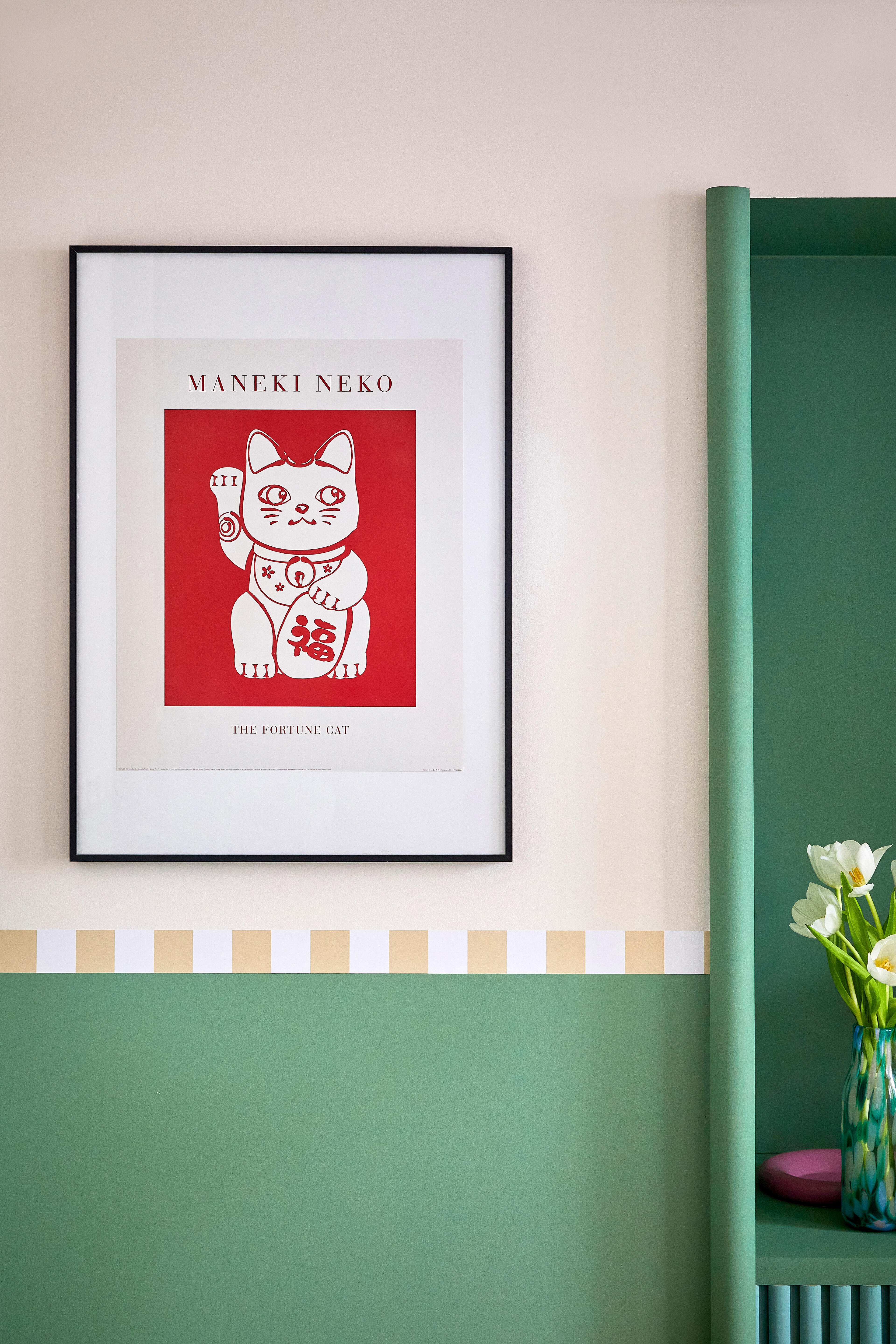 Affiche Red Cat, multicouleur EDITIONS BRAUN l.40 x H.50 cm - 2