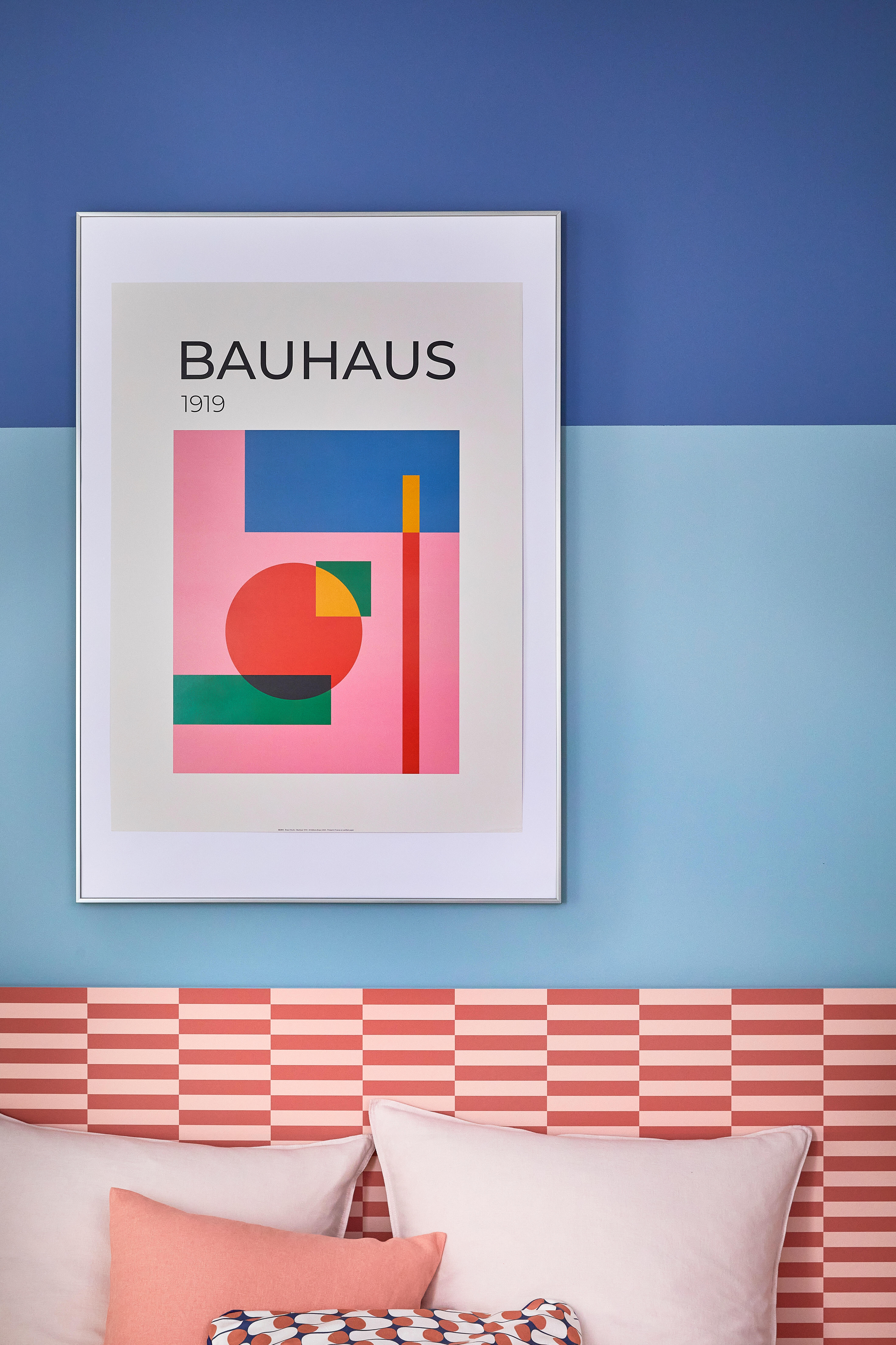 Affiche Bauhaus 1919, multicouleur EDITIONS BRAUN l.60 x H.80 cm - 4